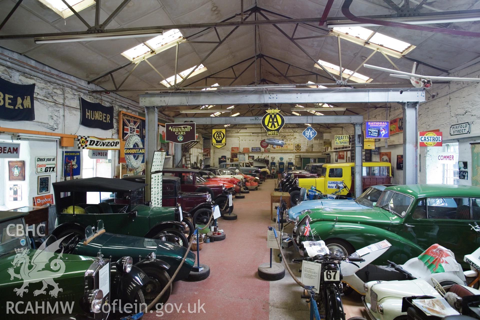 Interior of mill (now motor museum).