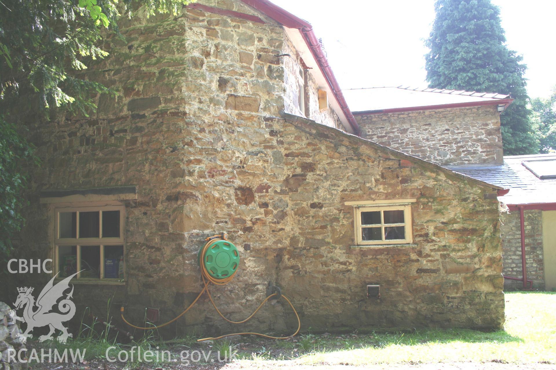 Wood bank Cottage Pontcysyllte. North-west elevation.