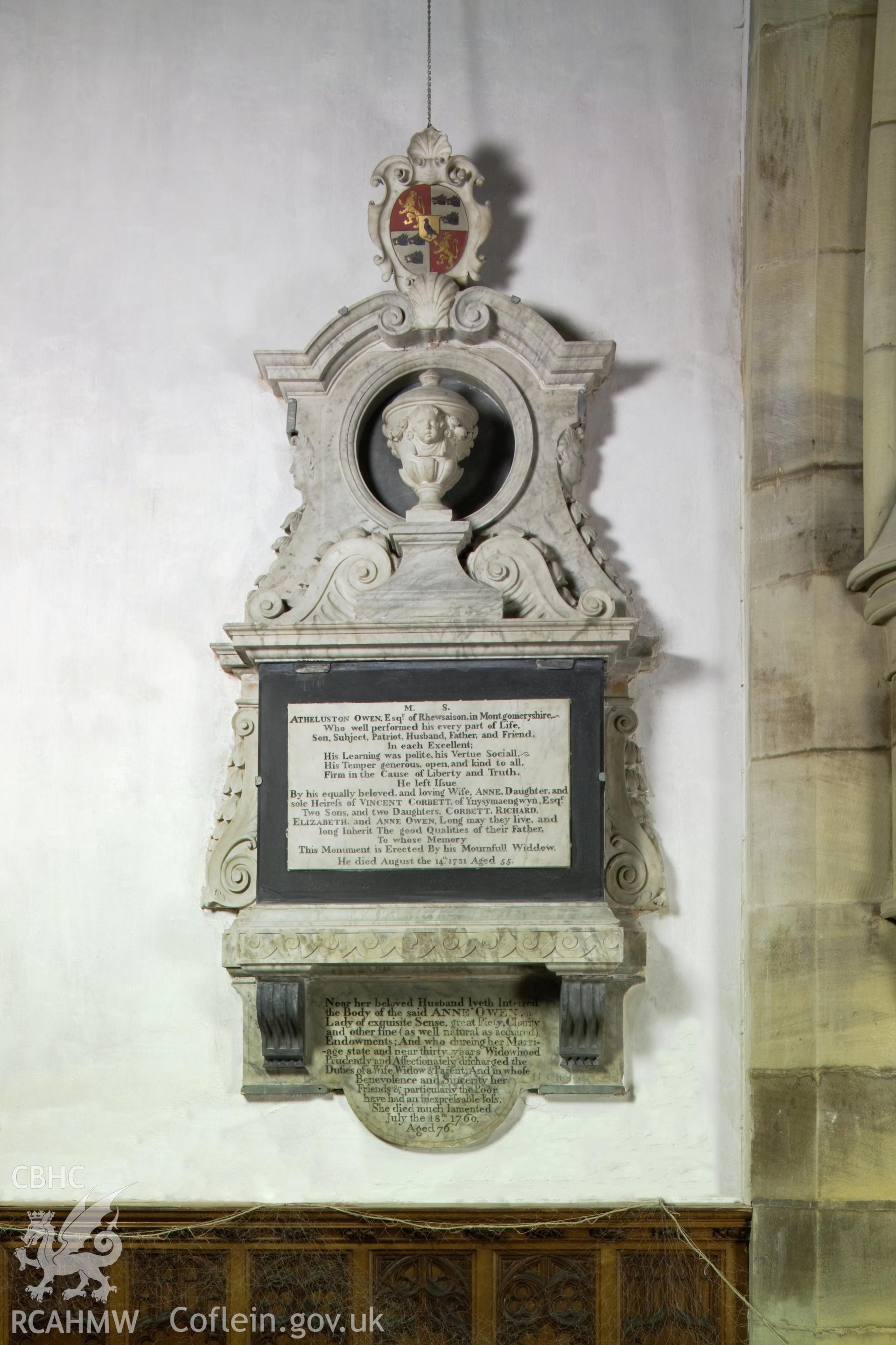 Interior, Owen memorial.