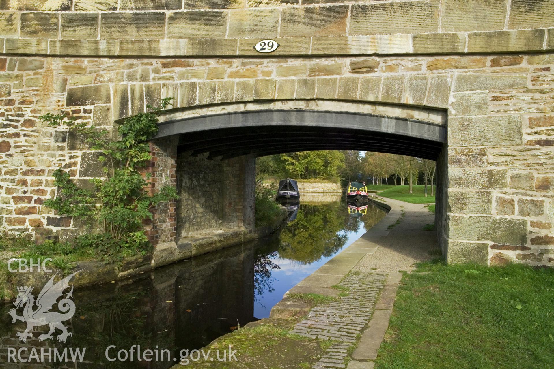 View of west arch over canal.