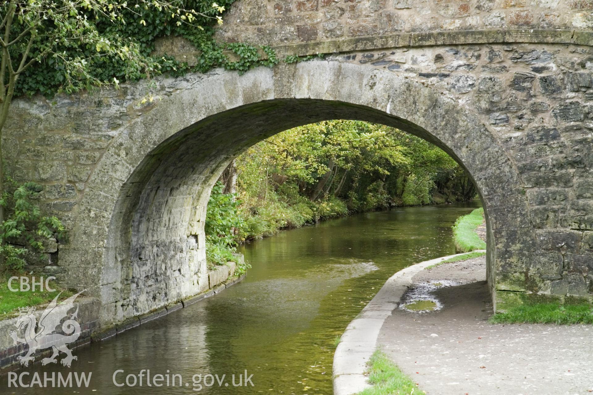 Bridge arch from east.