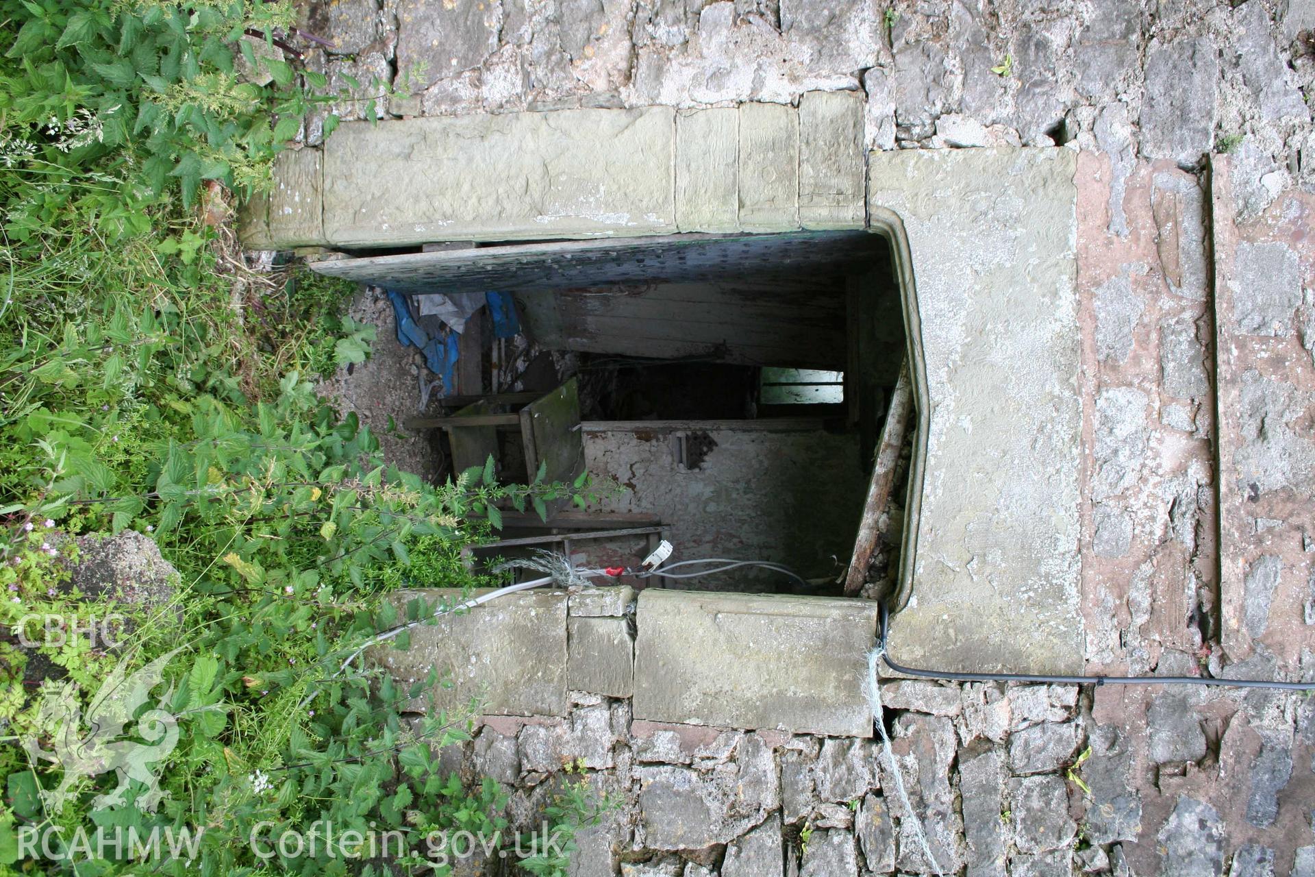 Main doorway, ovolo moulded, west elevation