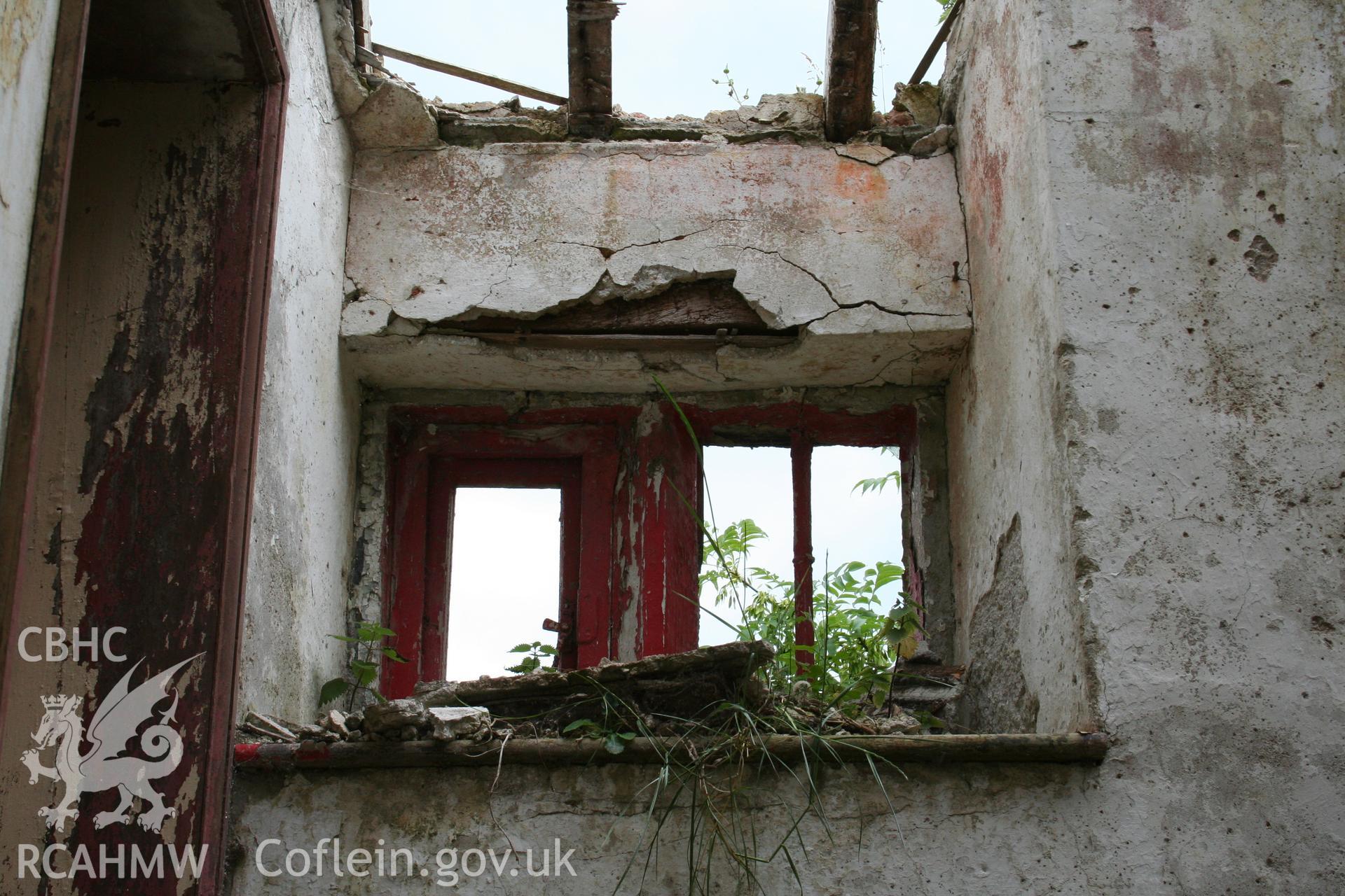 Interior window at fist-floor by stairs