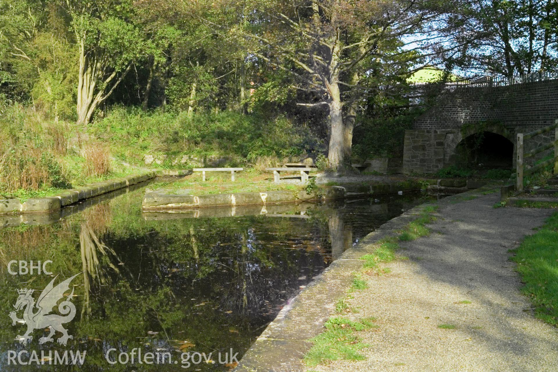 East dock and blocked canal spur.