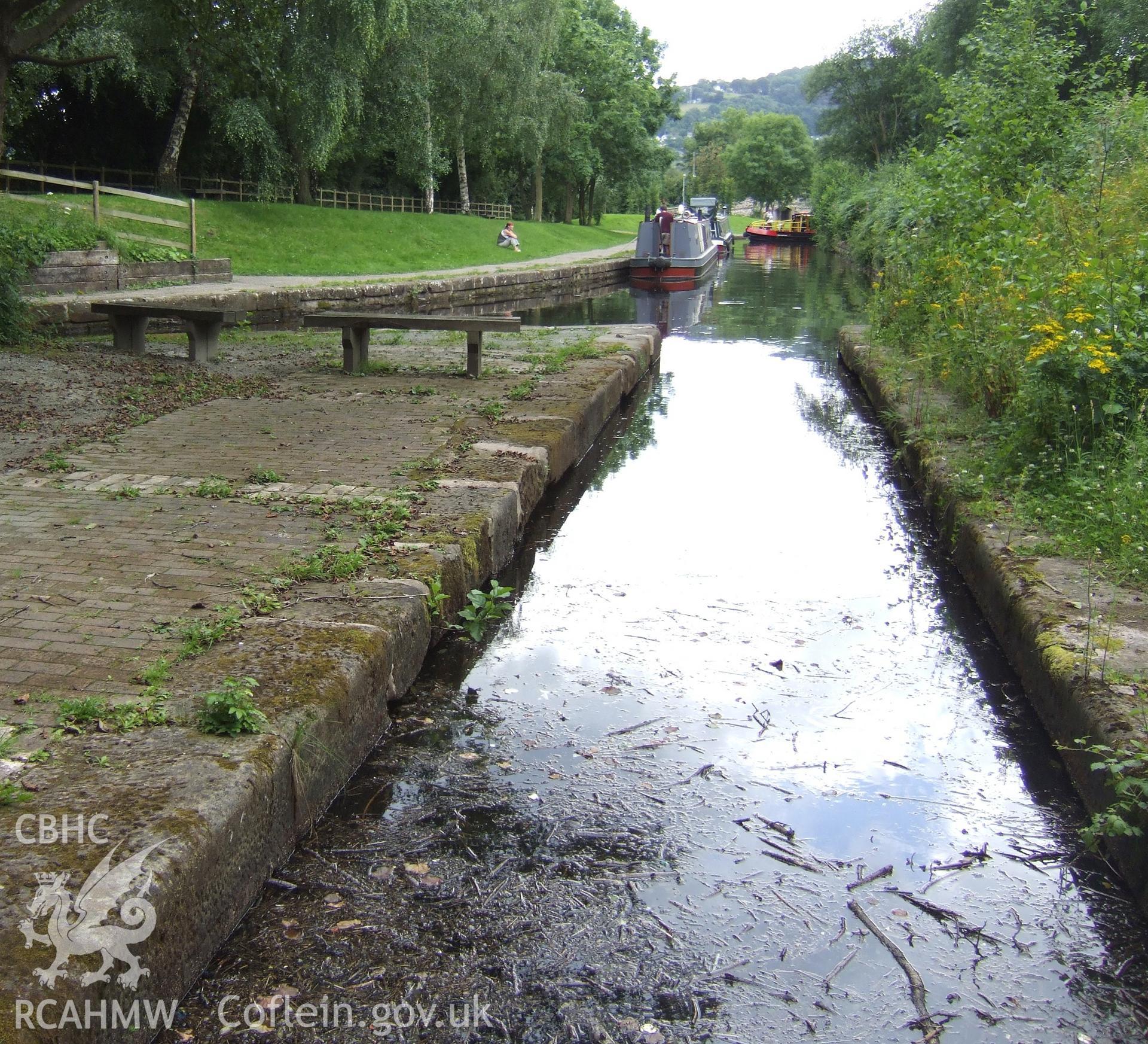 Digital photograph of Ruabon Brook Railway Transfer Dock, Trevor Basin; Llangollen Canal by Stephen Hughes, 15/07/2007.