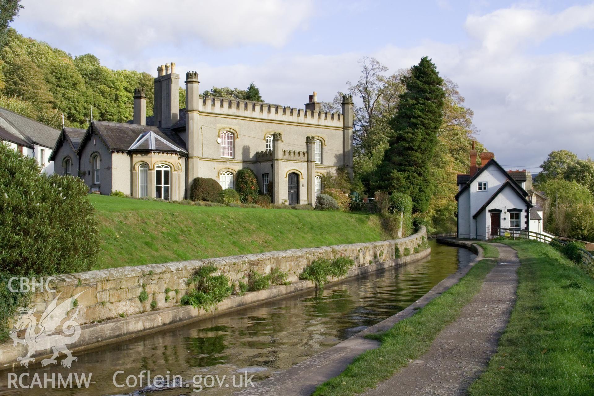 View from southwest with canal and Royal view.