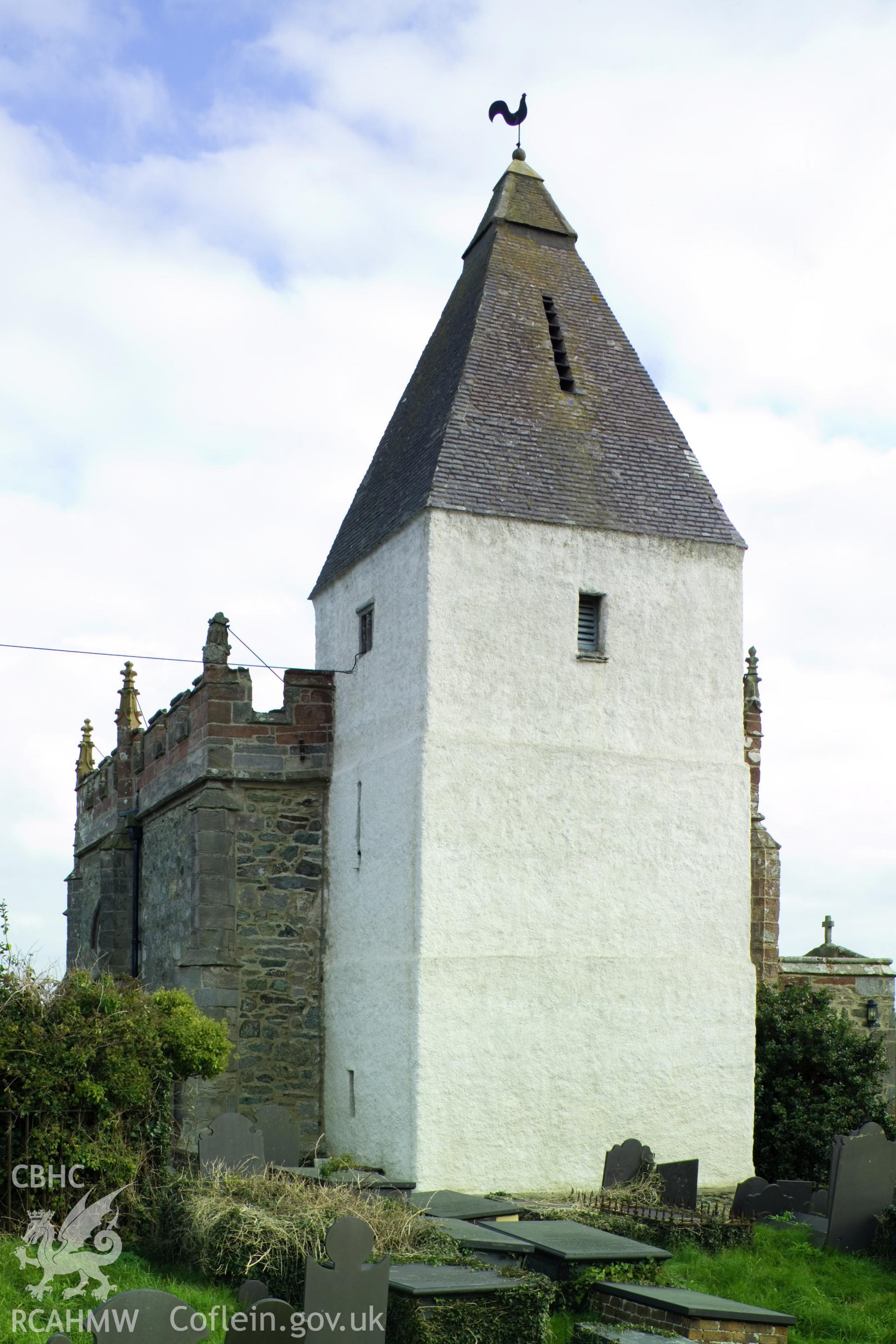 View from the west northwest Vertical.