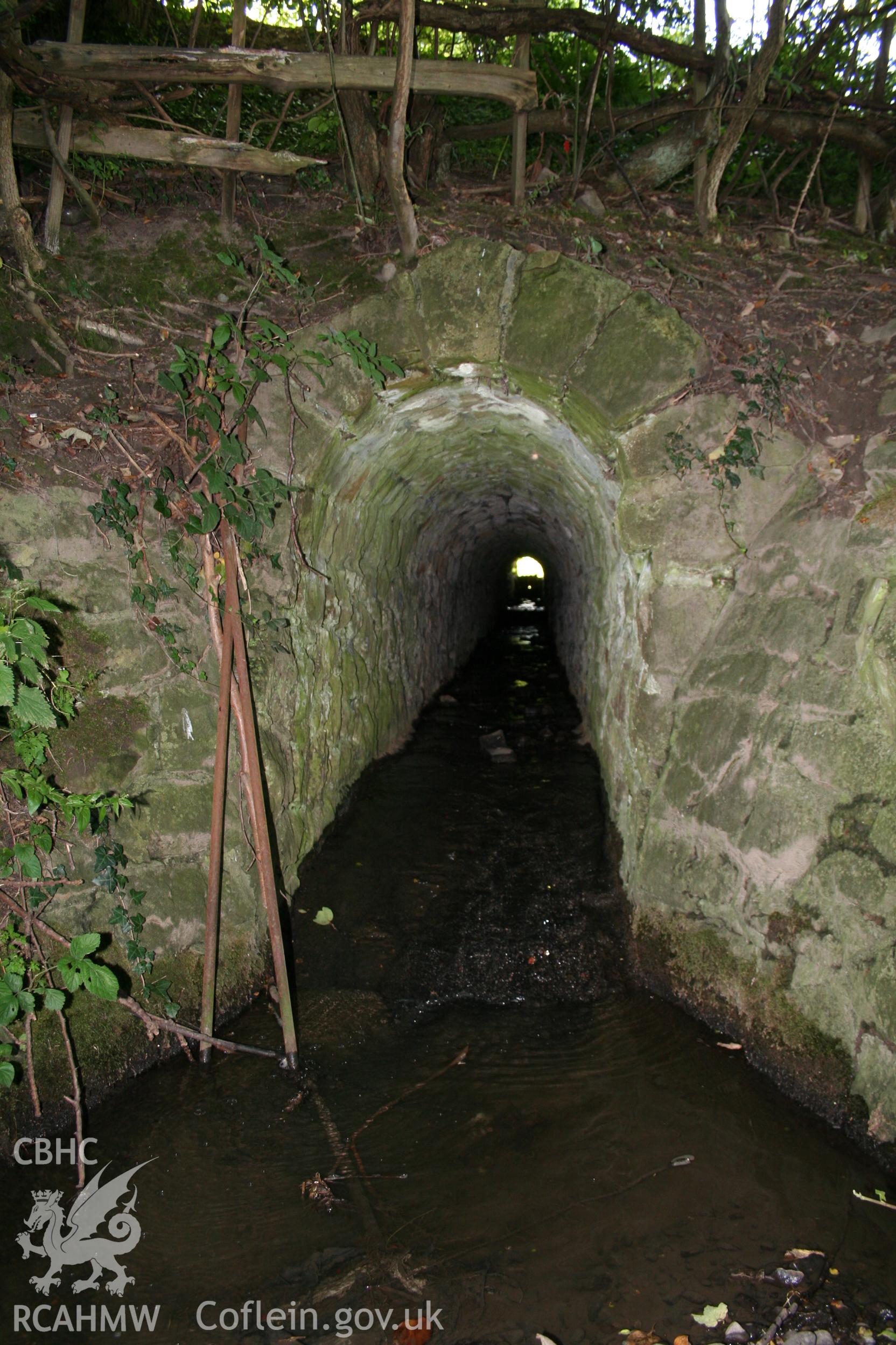 Bryn-yr-oes Culvert No. 94, looking along the culvert from the south.