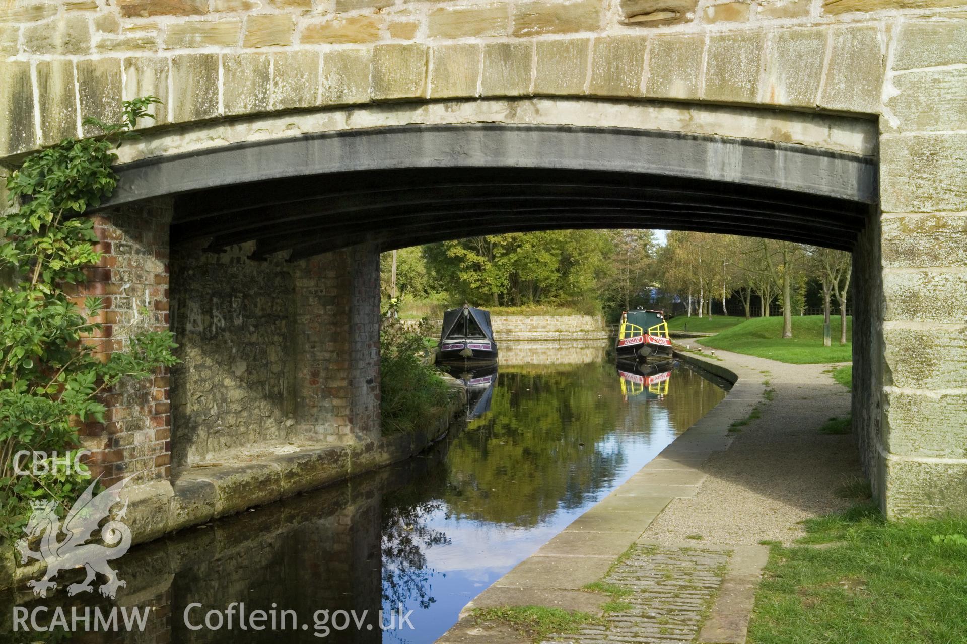 View of west arch over canal.