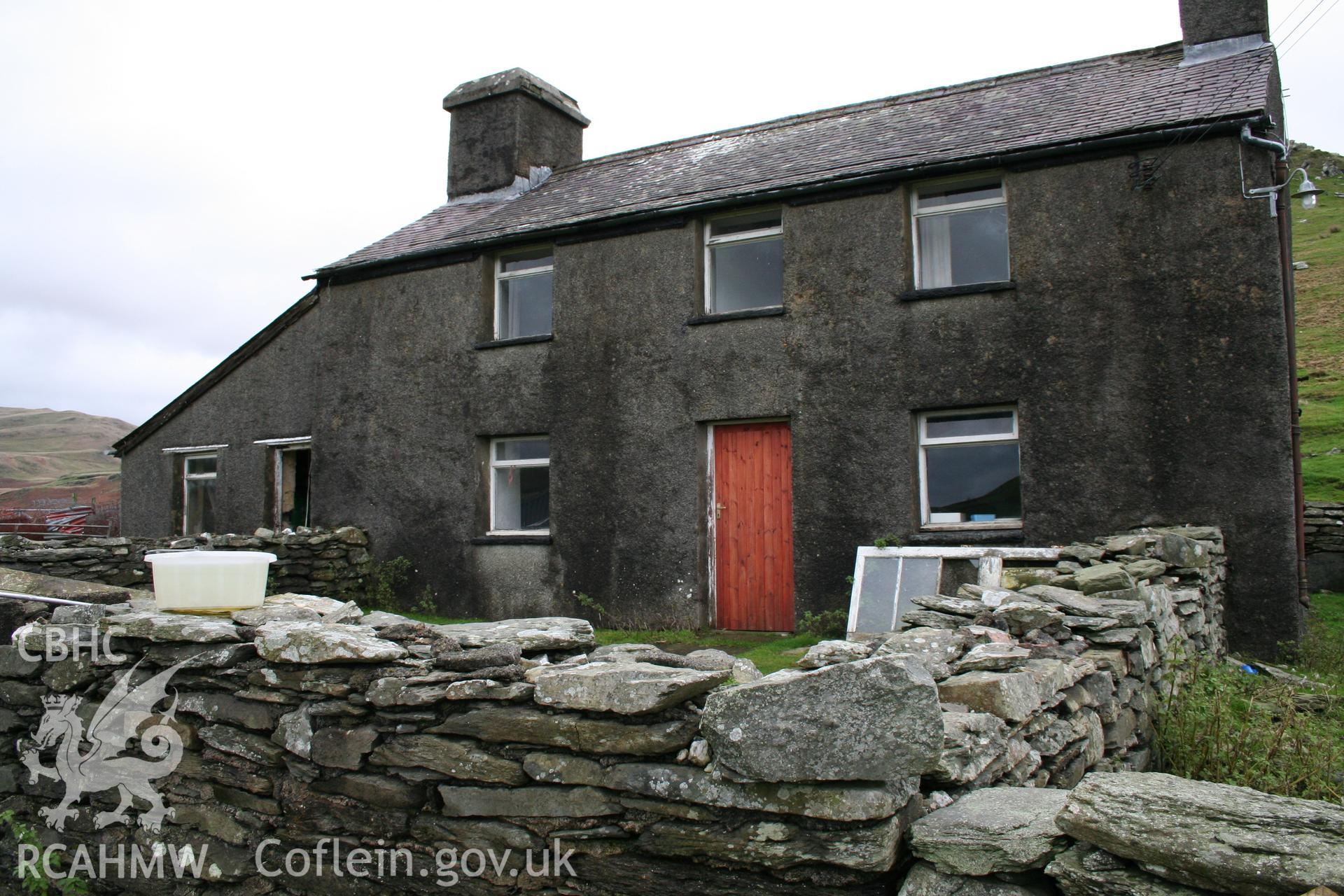 Frongoch farm house from the west