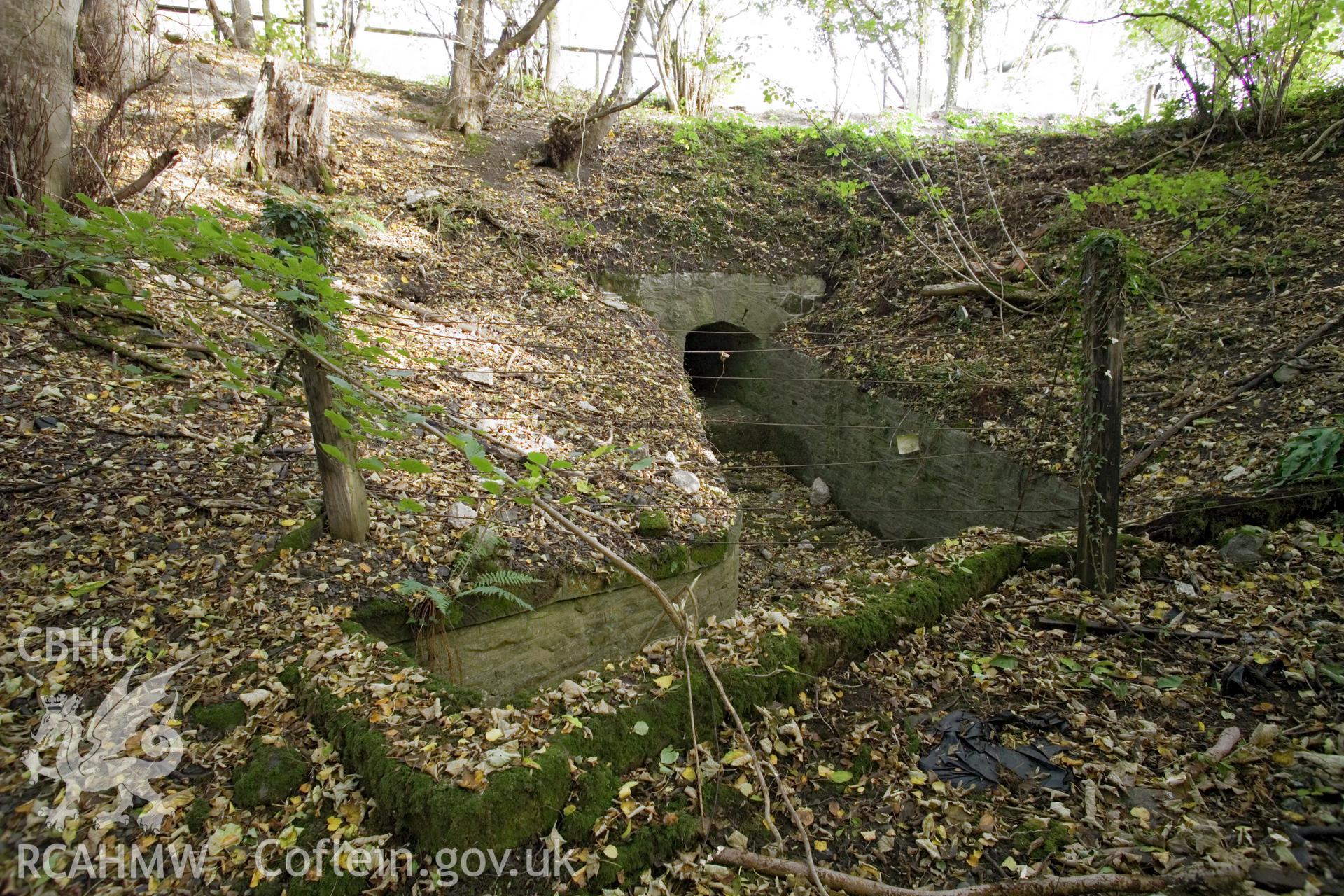 RCAHMW digital photographic survey of Culvert, Llangollen Canal, by Iain Wright, 31/10/2006.