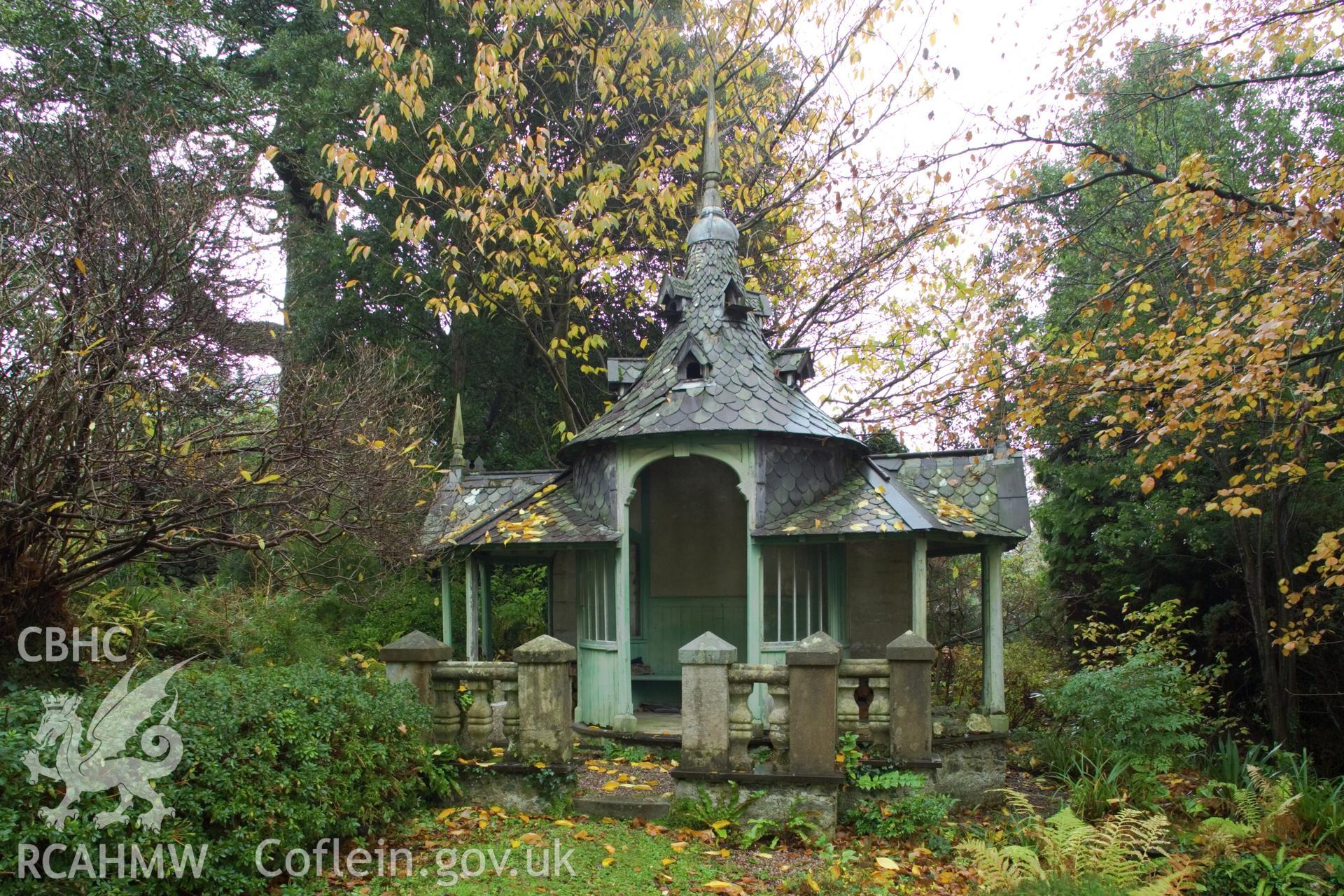 Summerhouse, from southwest.