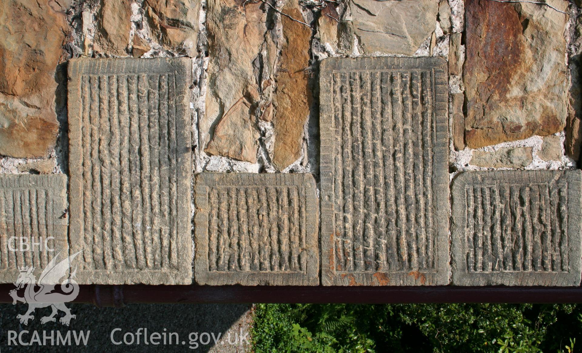 Wood bank Cottage Pontcysyllte. South-east elevation, quoins.