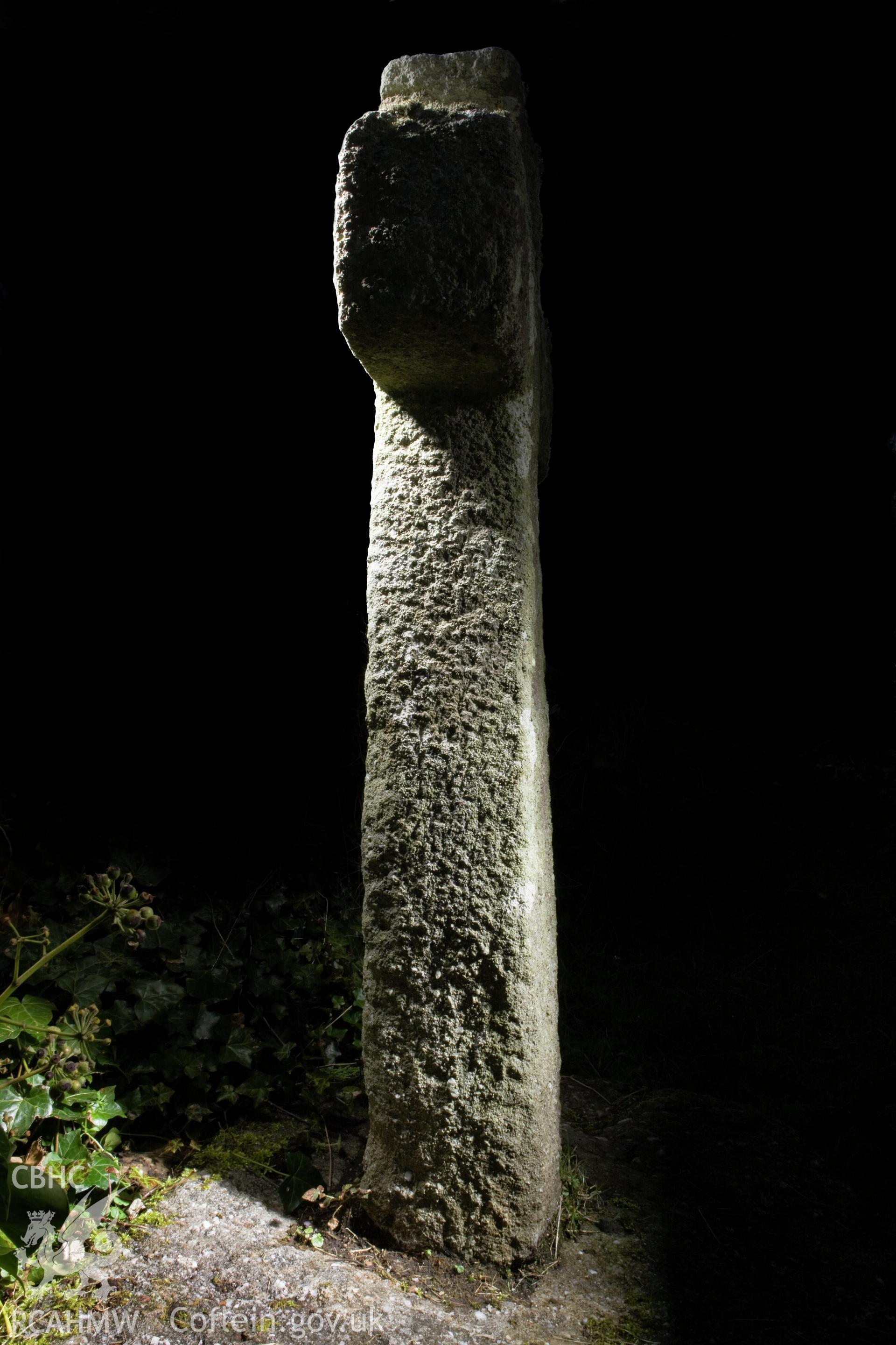 Churchyard cross from the south.