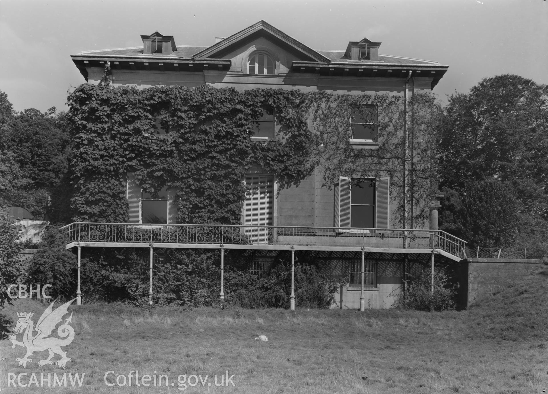 D.O.E photograph of Derry Ormond House, Lampeter.