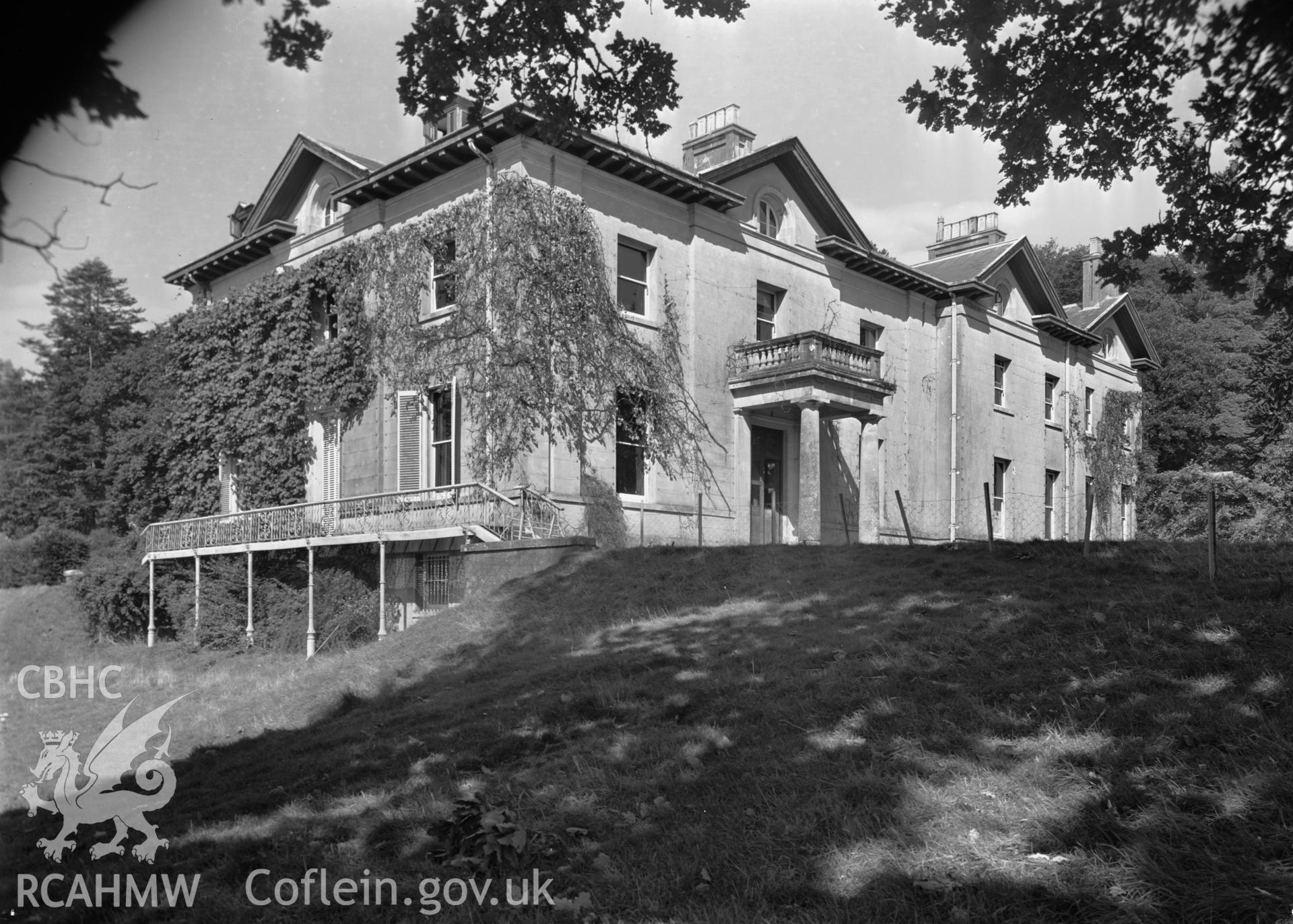 D.O.E photograph of Derry Ormond House, Lampeter.