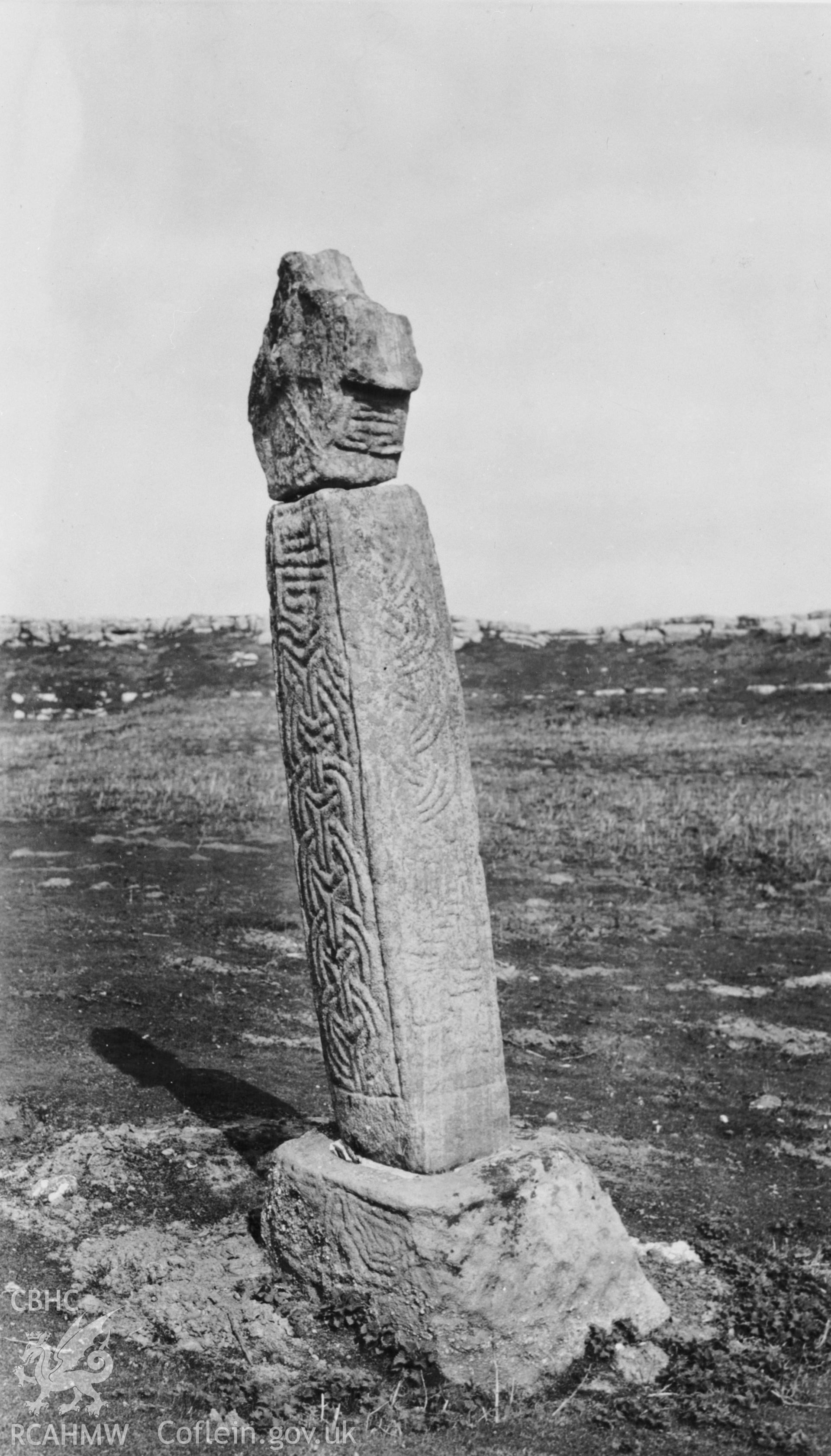 D.O.E photograph of Penmon Cross.