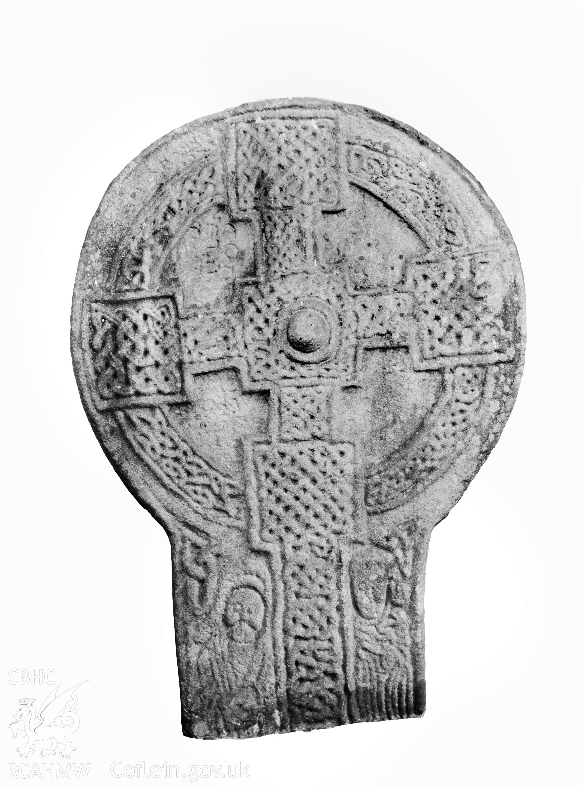 Head of Conbelin Stone in Margam Stones Museum