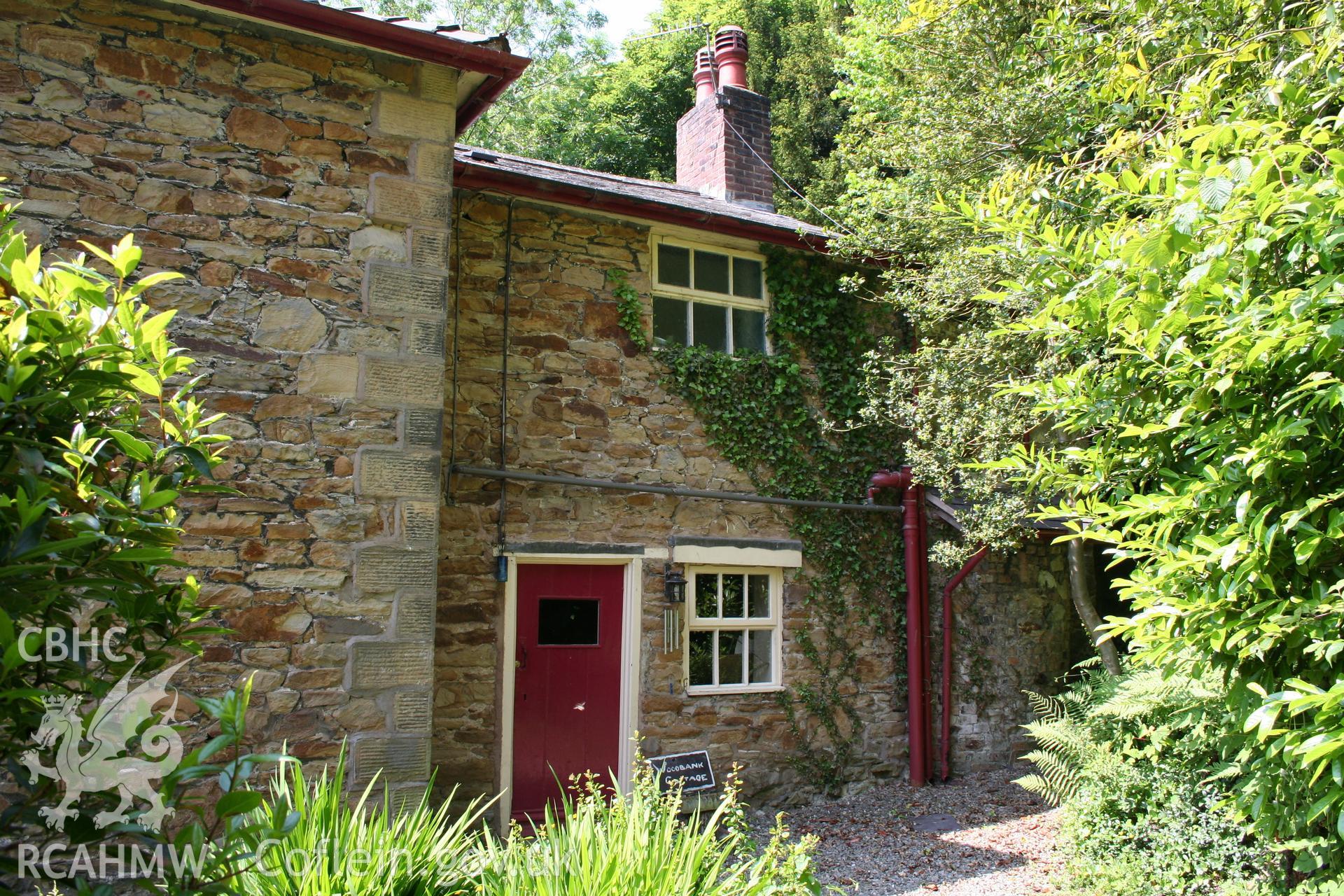 Wood bank Cottage Pontcysyllte. North-east elevation.