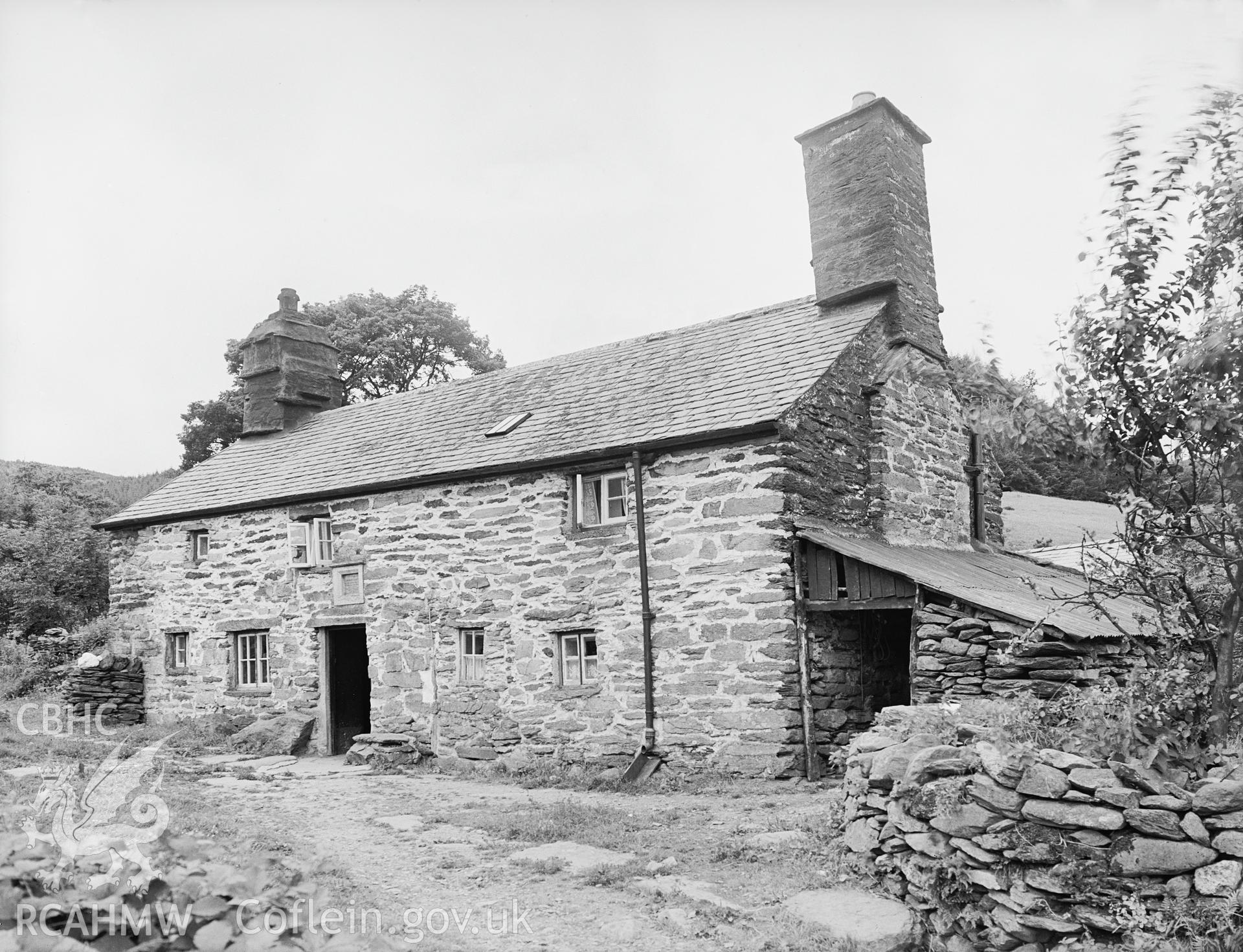 Ty Mawr, Gwibernant; one black and white photograph taken by G.B. Mason, 1952.