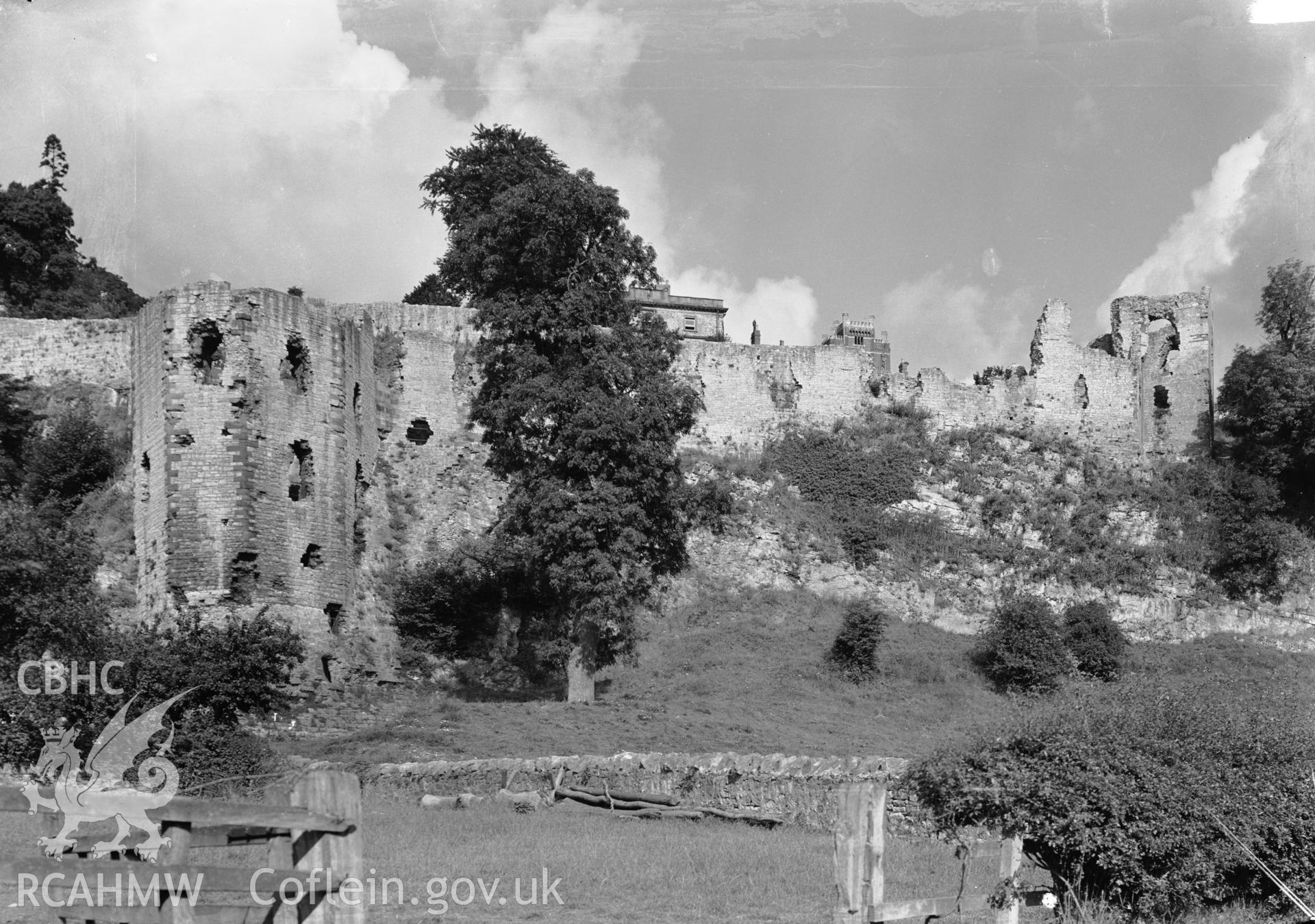 D.O.E photograph of Denbigh Town Walls.