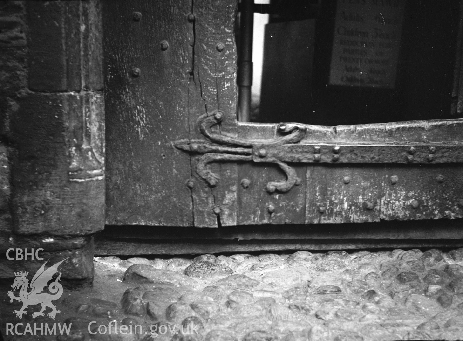 D.O.E photograph of Conwy, Plas Mawr. Ironwork.