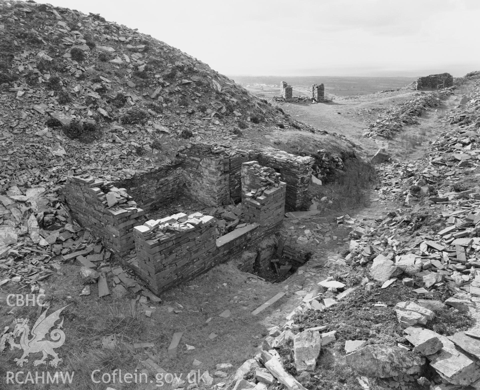 View of Moel Tryfan quarry