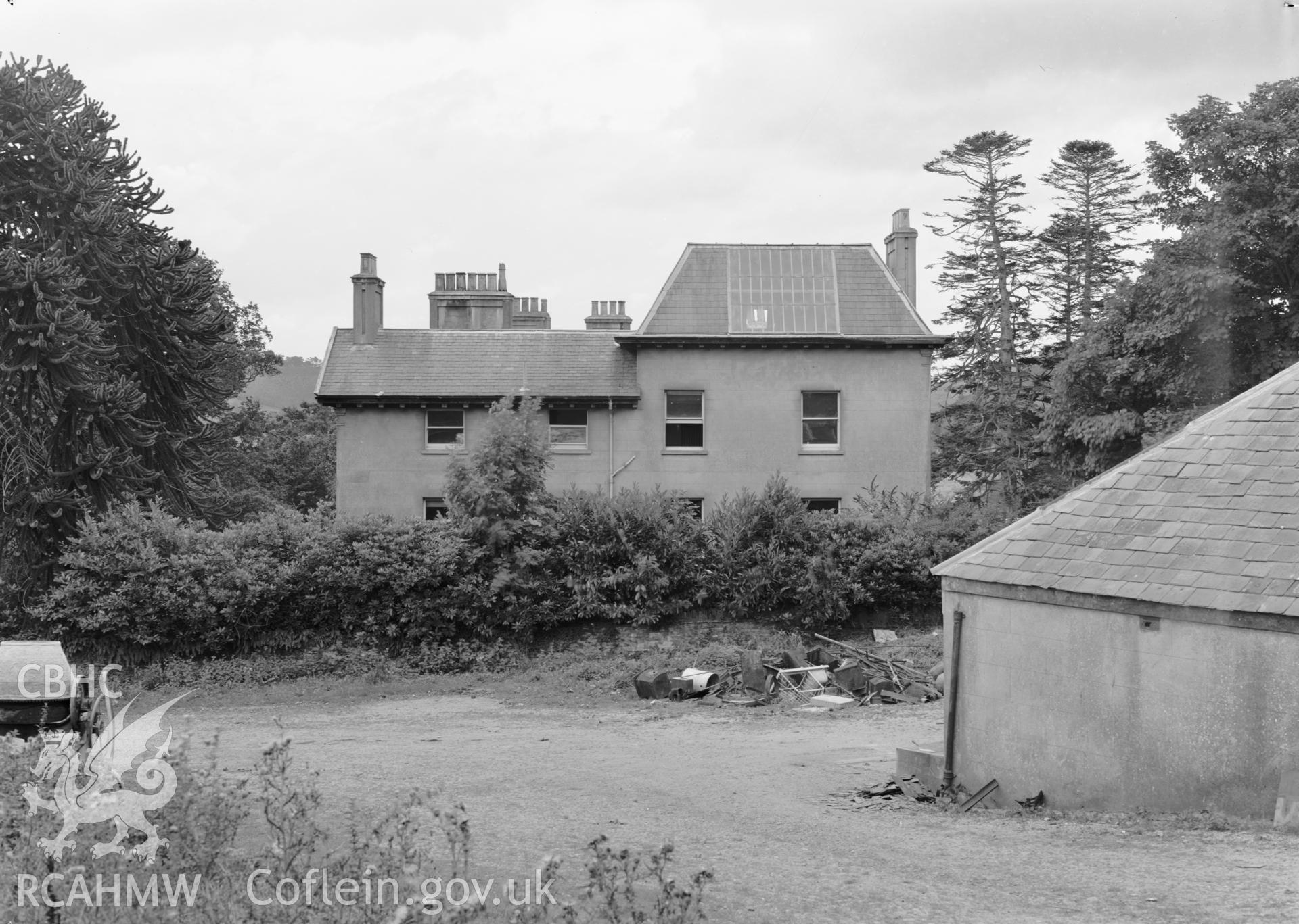 D.O.E photograph of Derry Ormond House, Lampeter.