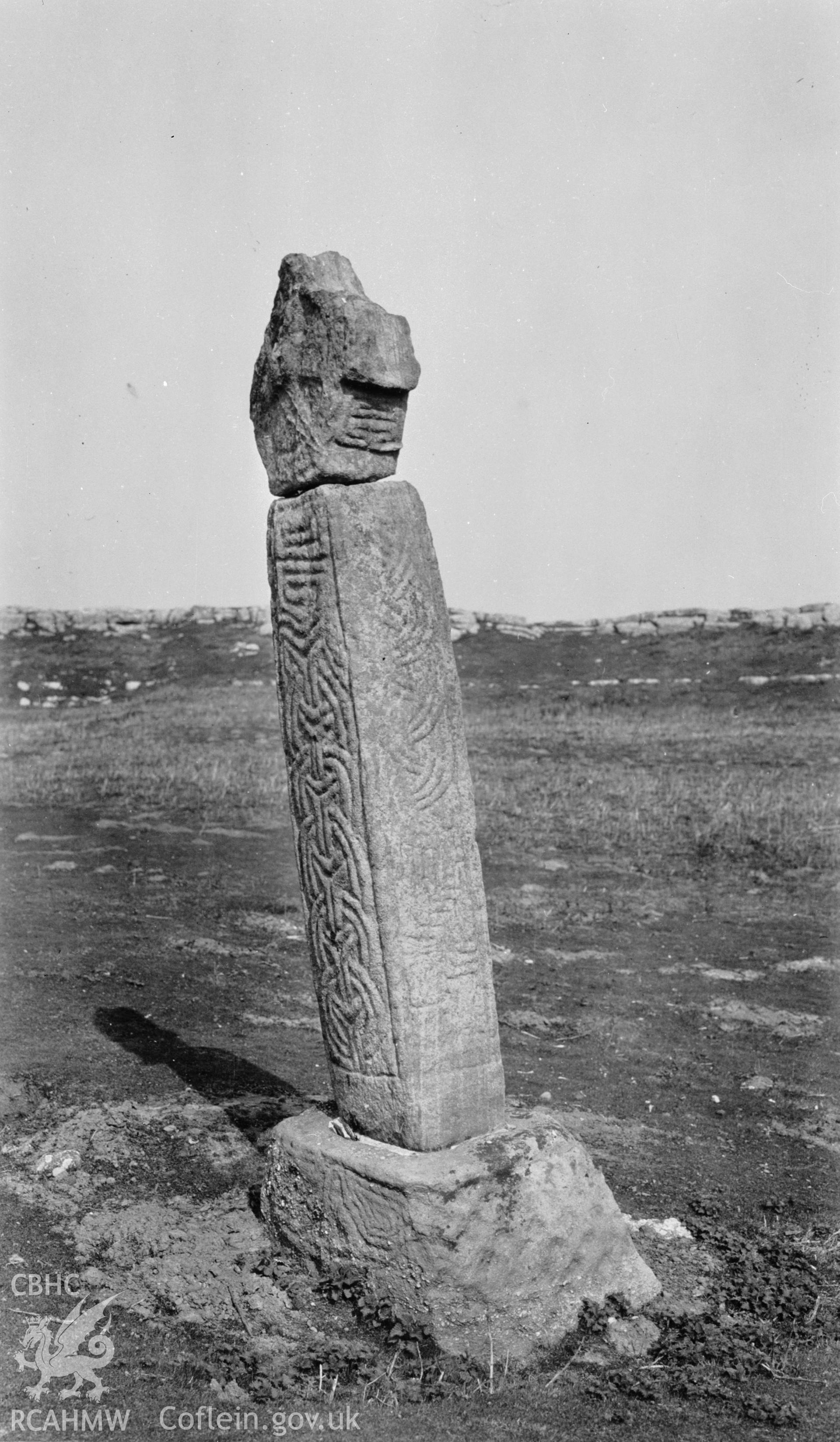 D.O.E photograph of Penmon Cross.