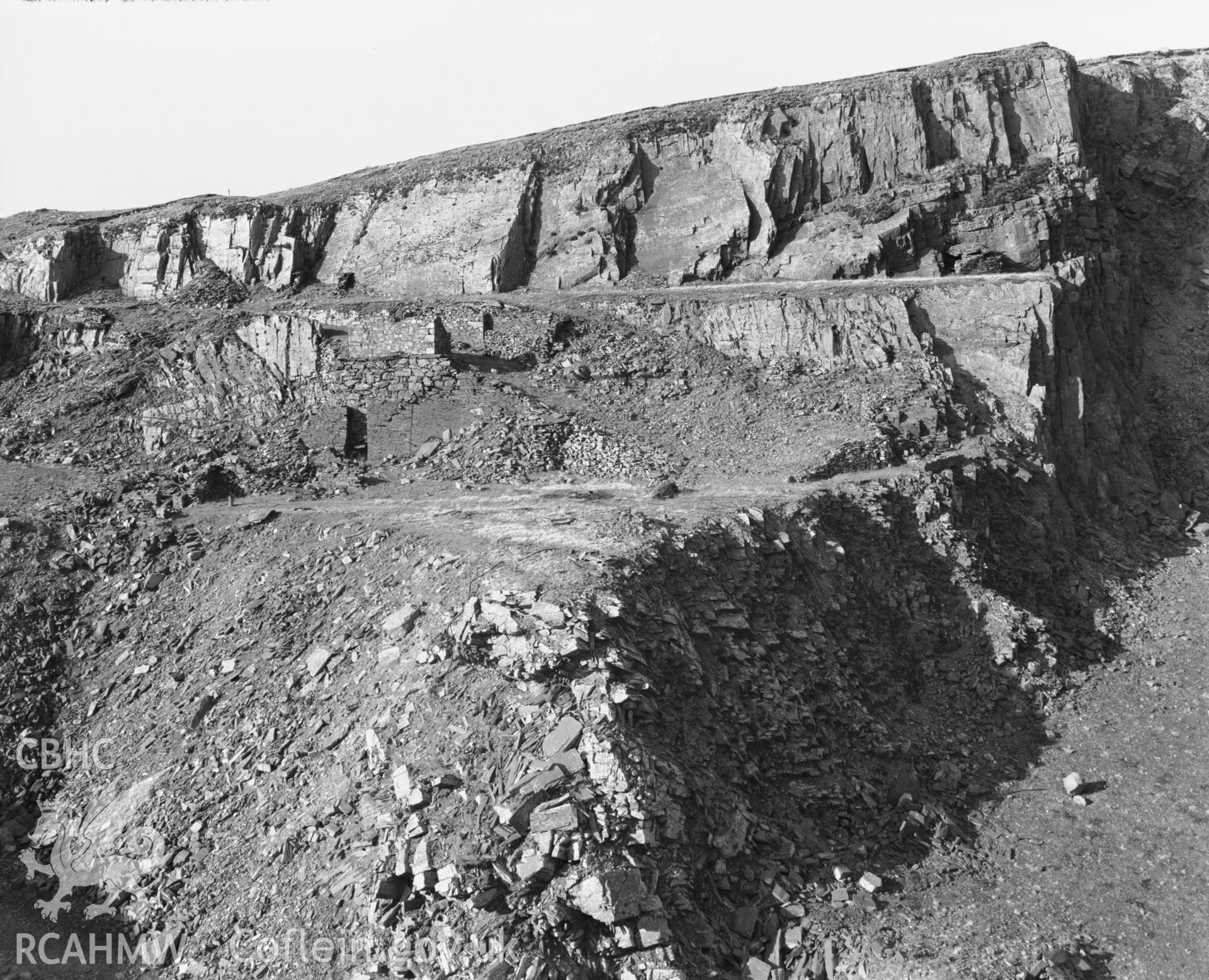 View of Moel Tryfan quarry