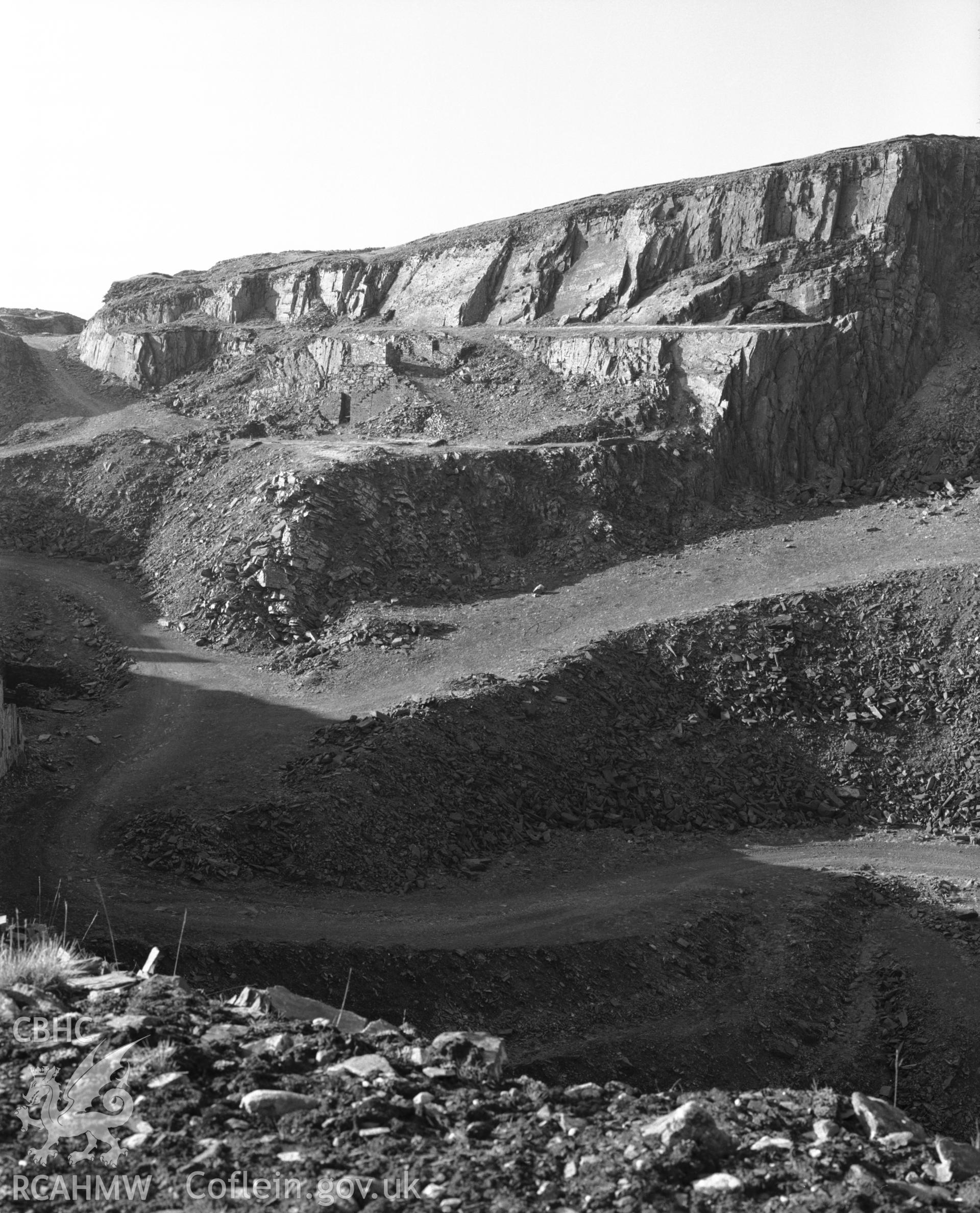 View of Moel Tryfan quarry