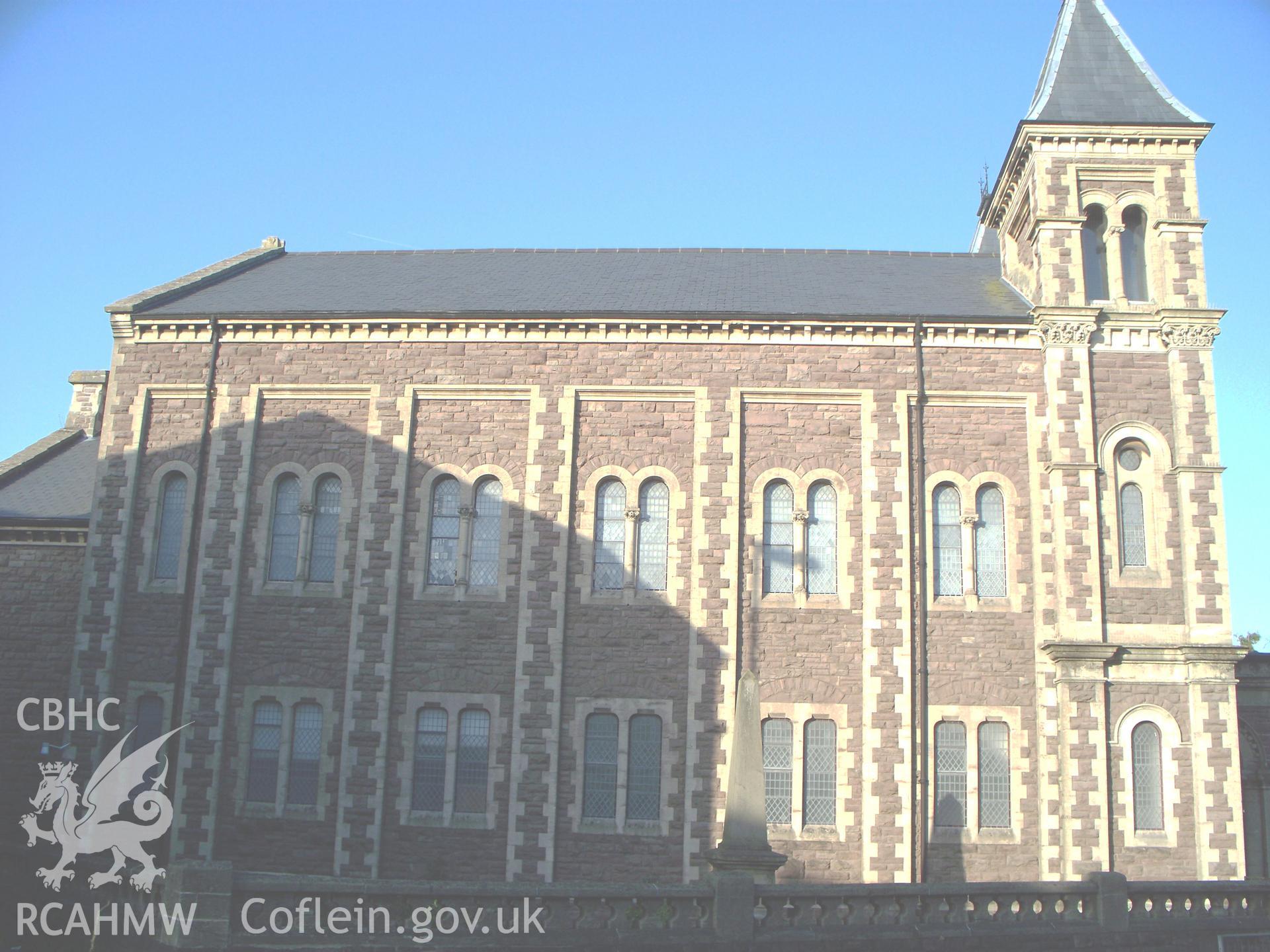 South-west fenestration of the chapel