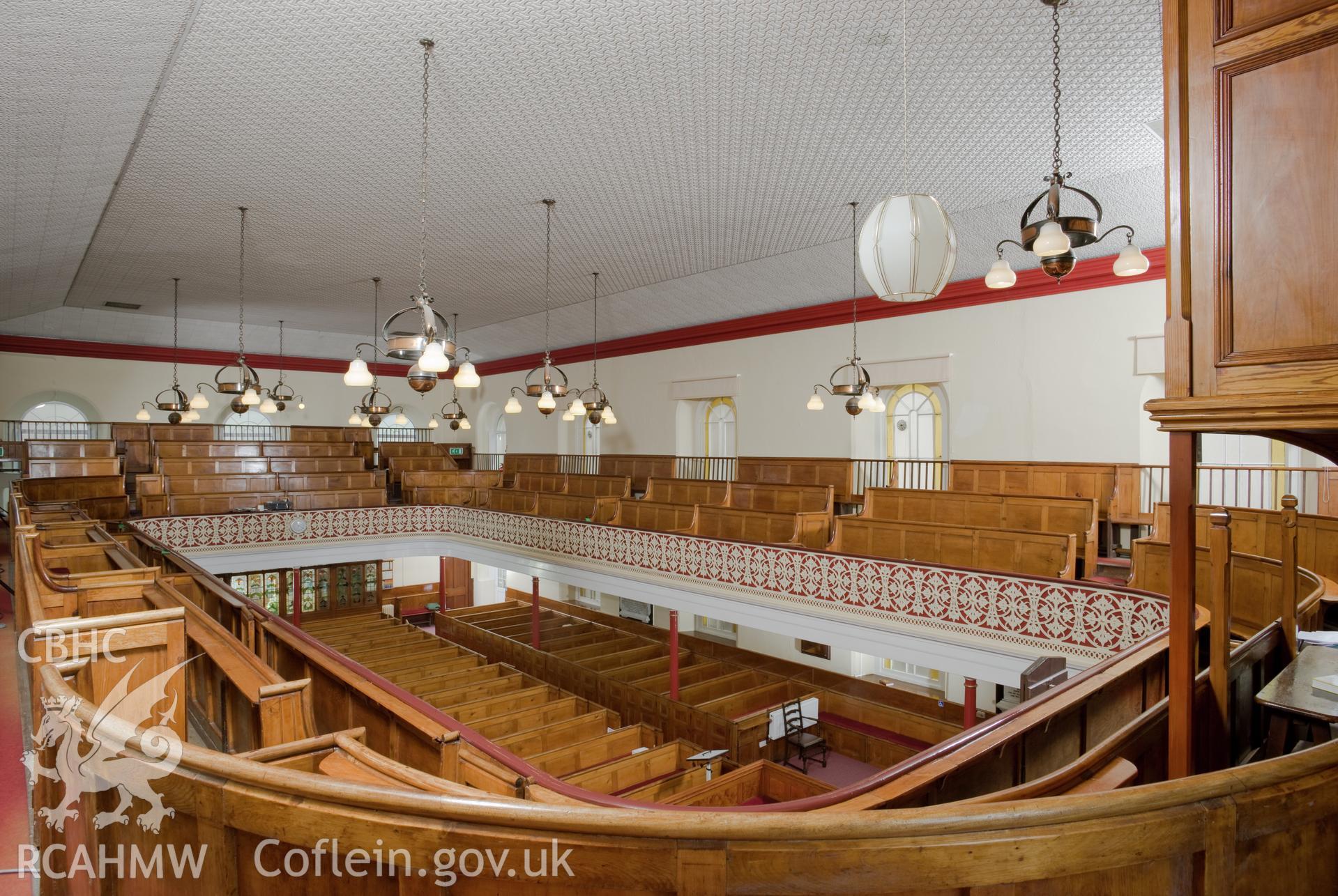 Interior from gallery looking northwest.