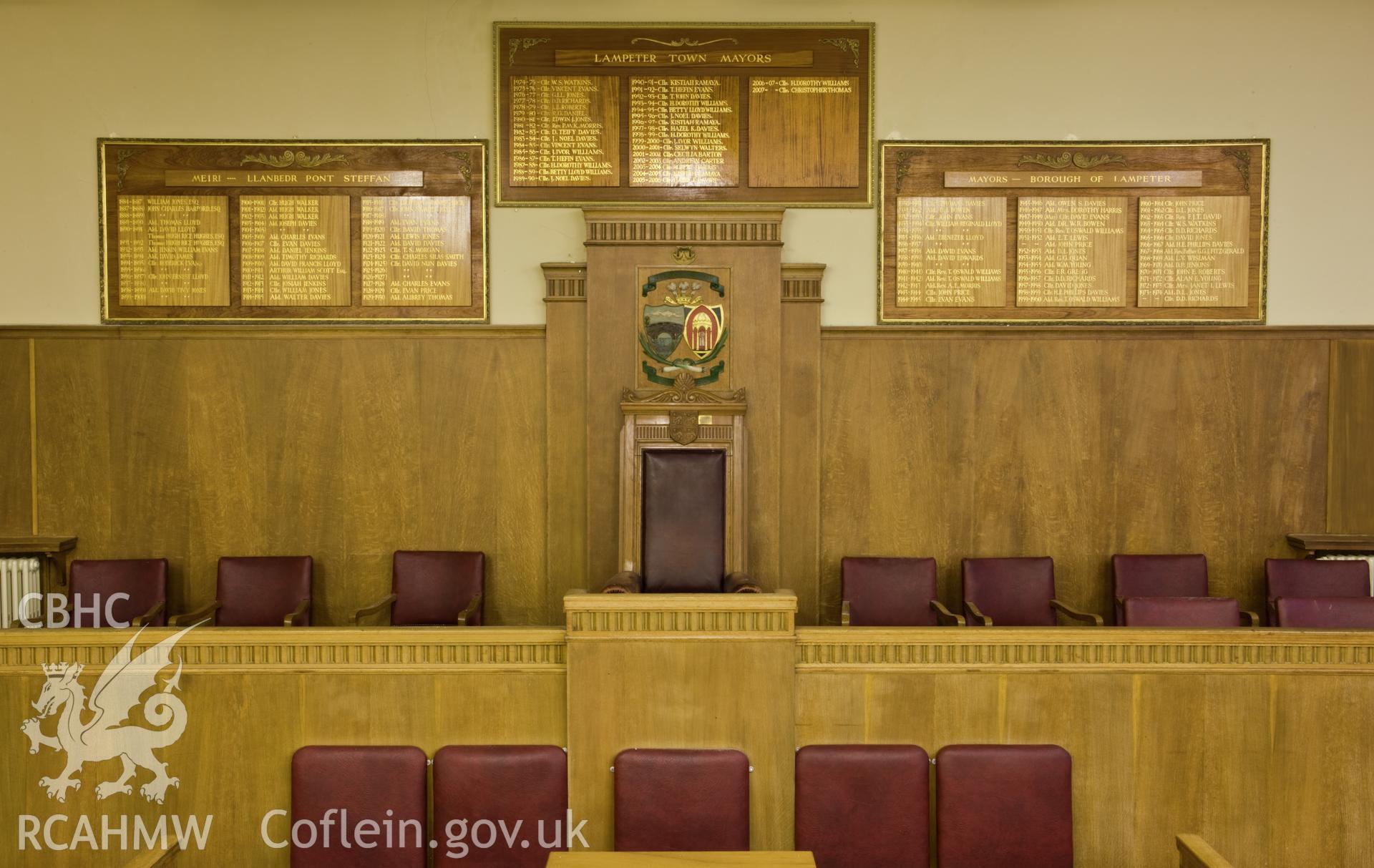 Magistrates bench.