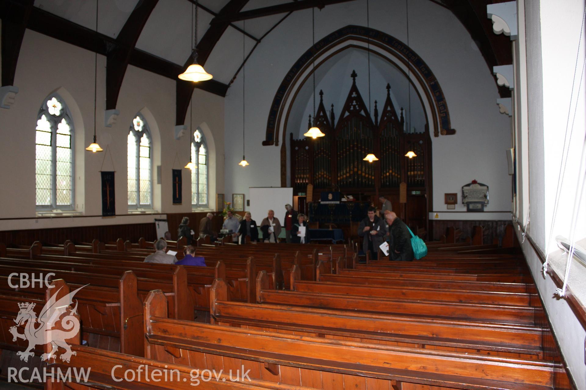 Interior, view towards pulpit.