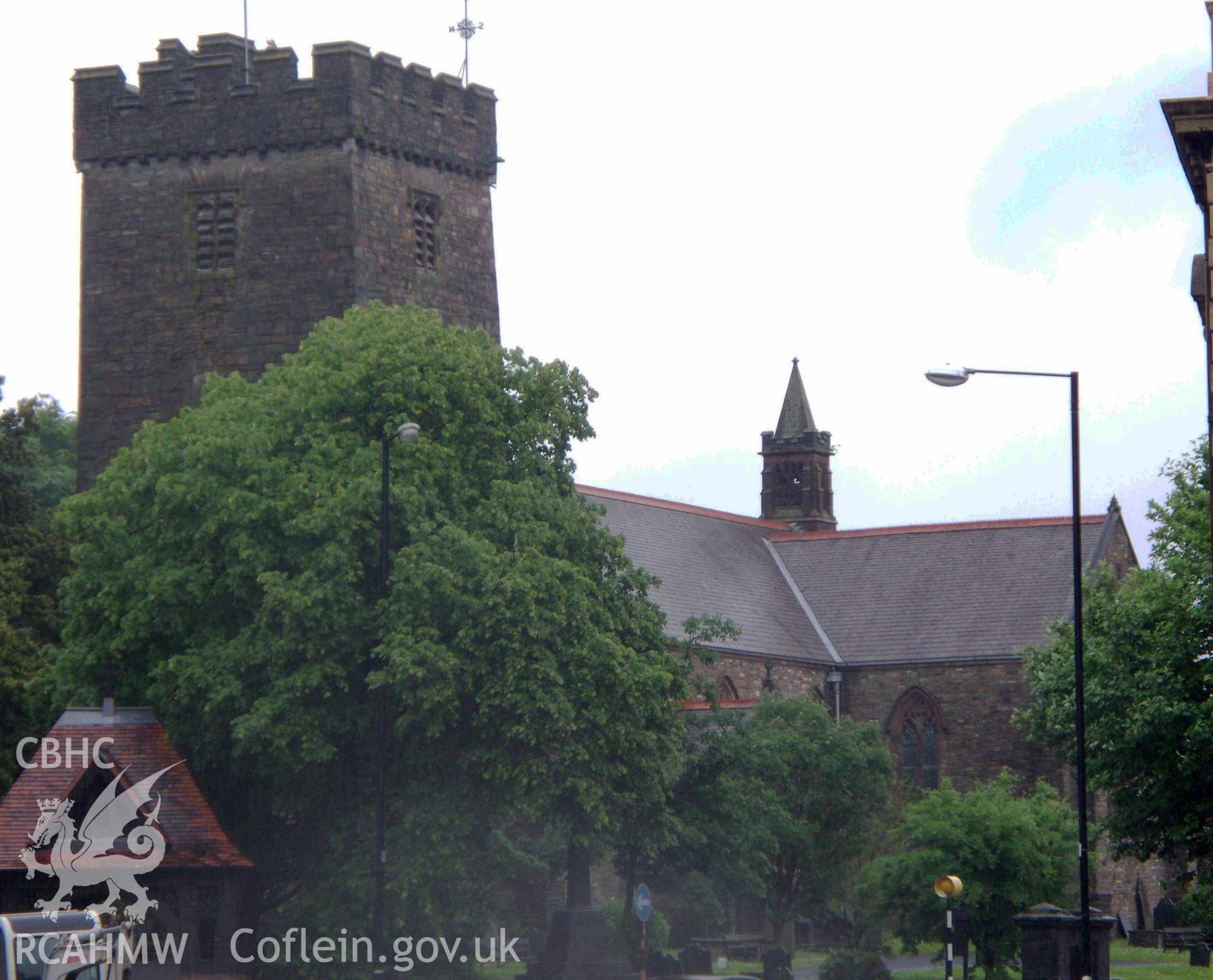 RCAHMW digital photographic survey of St Ellyw's Church, Bridge Street, Llanelli, taken by Stephen Hughes, 28/05/2008.