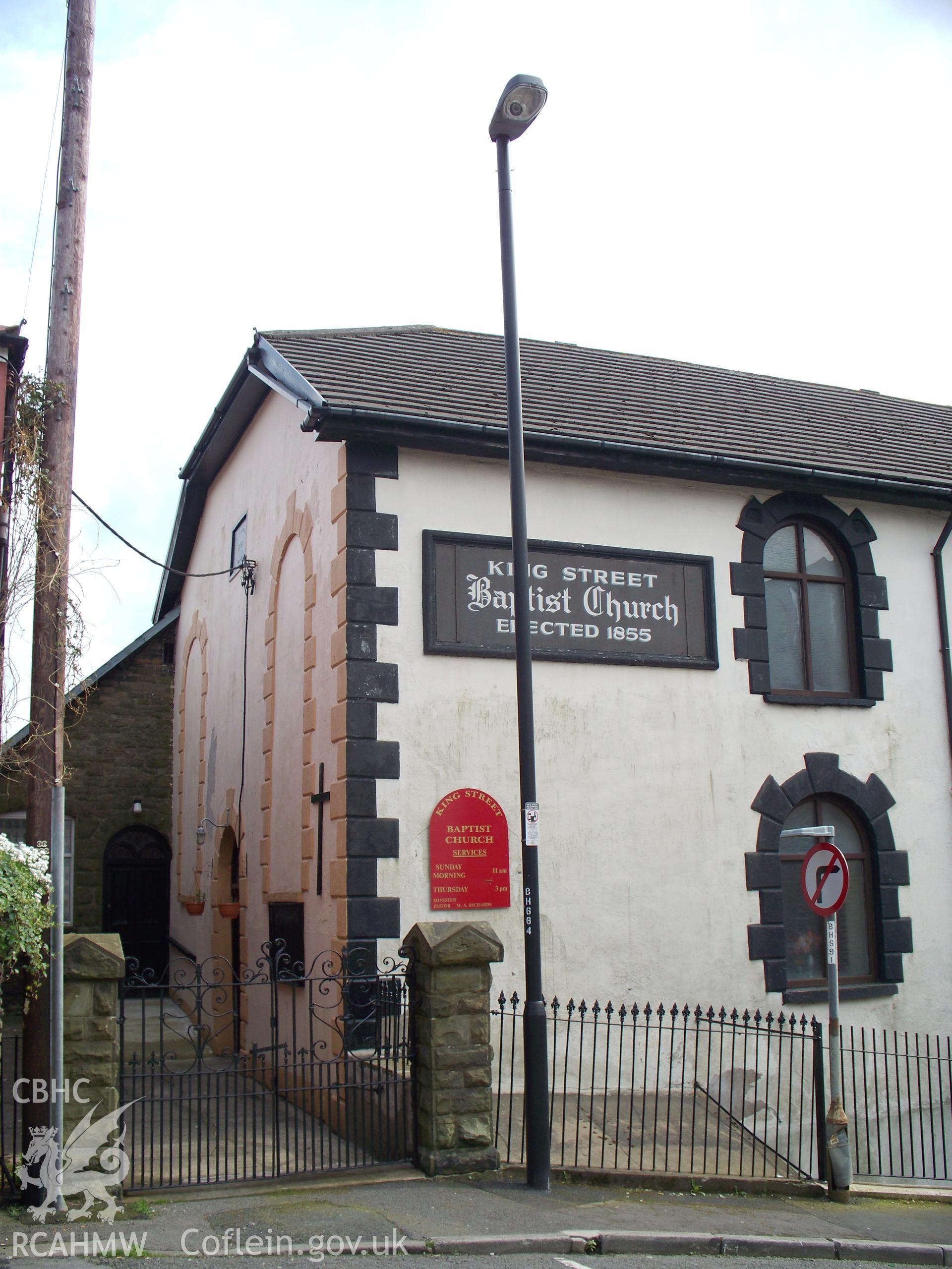 North-east entrance front & Sunday School entrance.