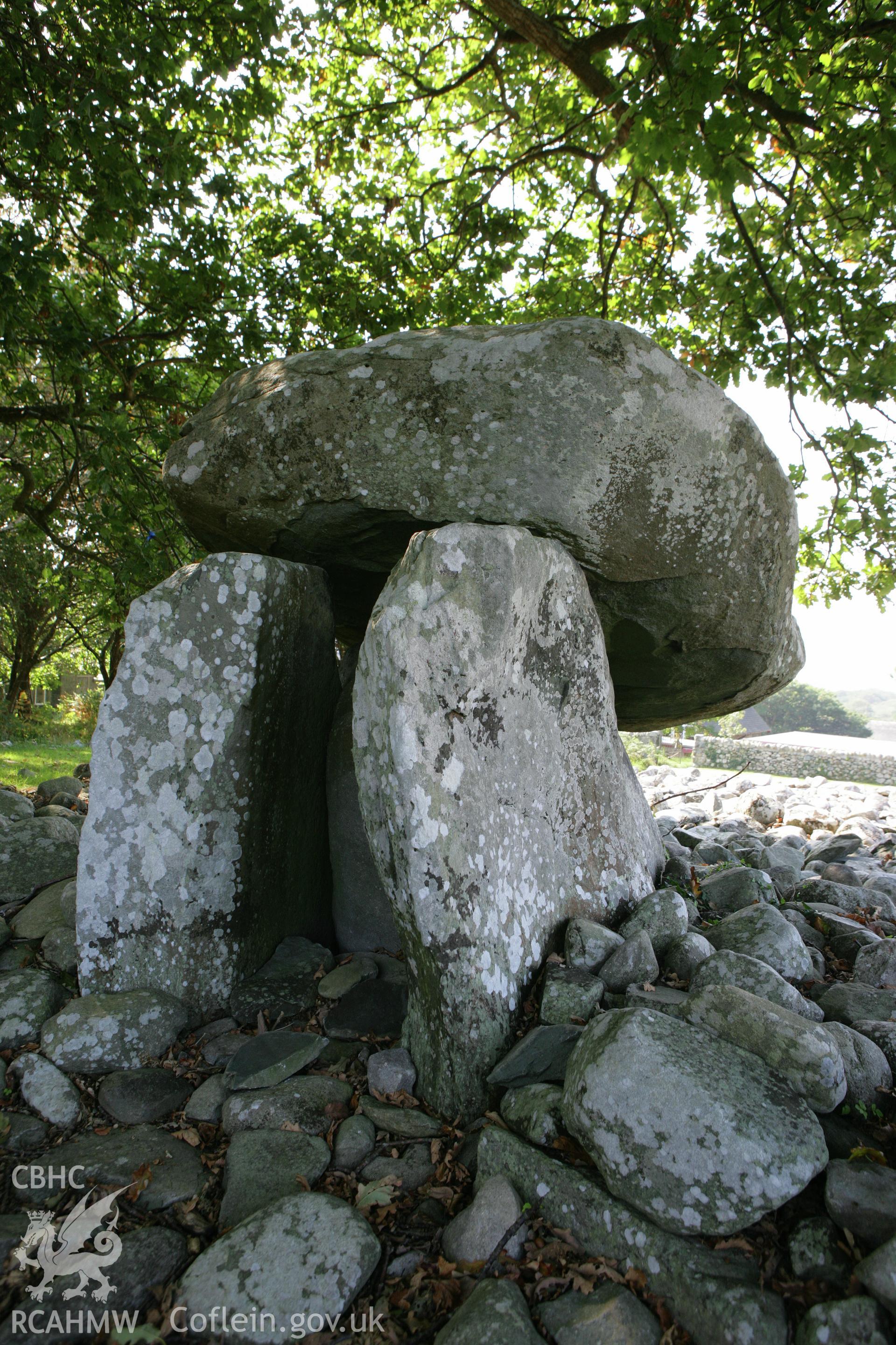 View of western tomb from east