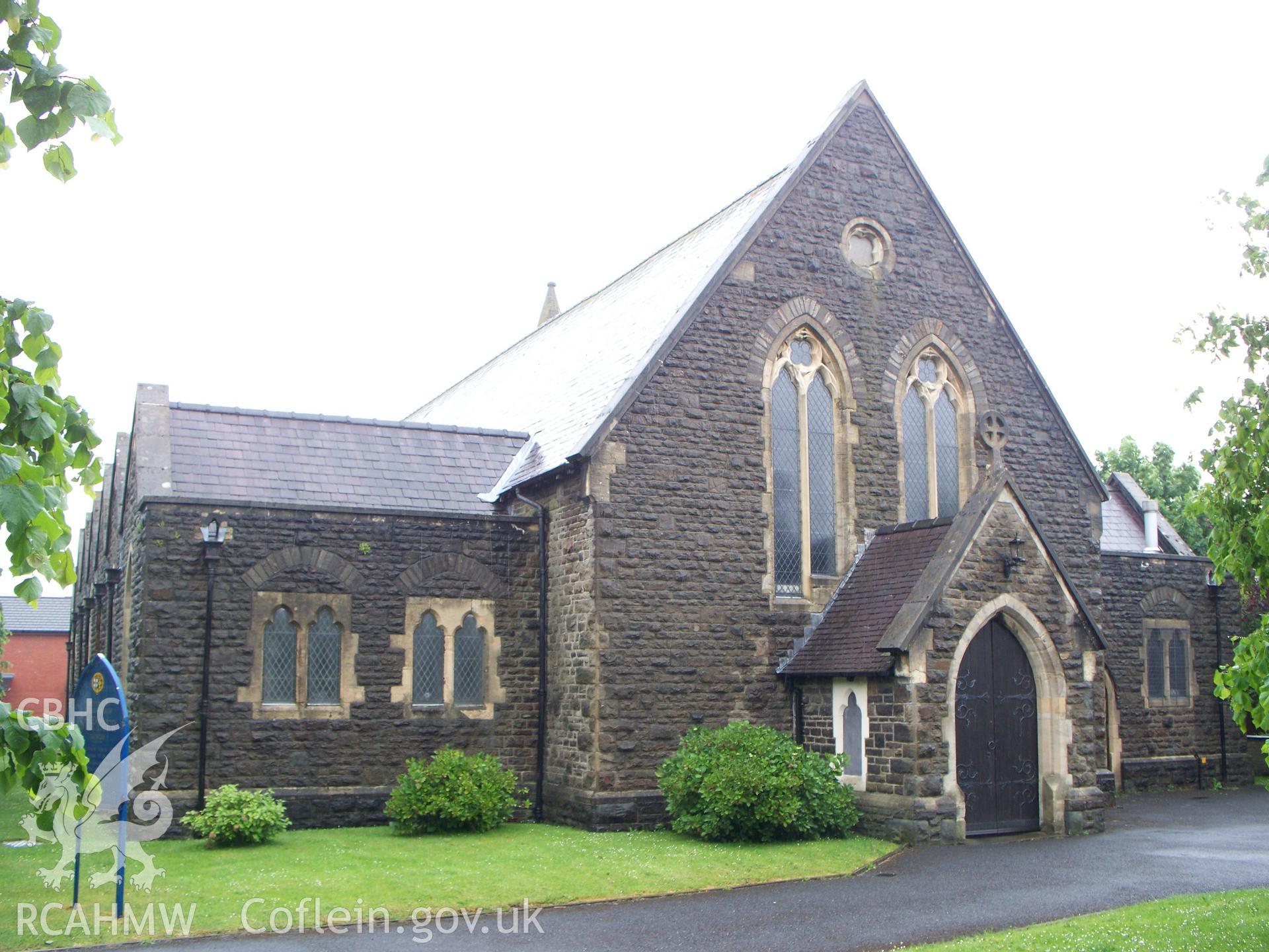 South-west gable-end entrance.