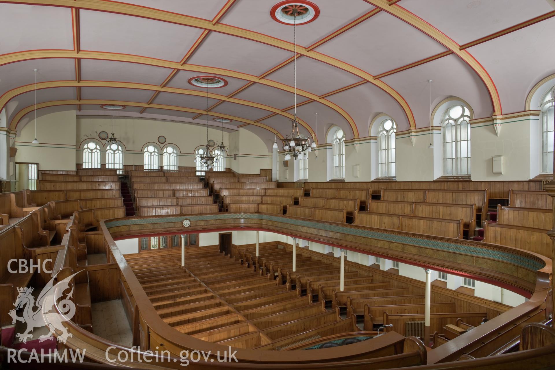 Interior from gallery looking southwest.