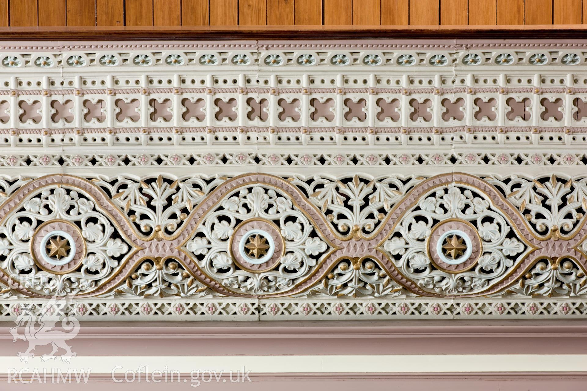 Detail of cast-iron balcony.