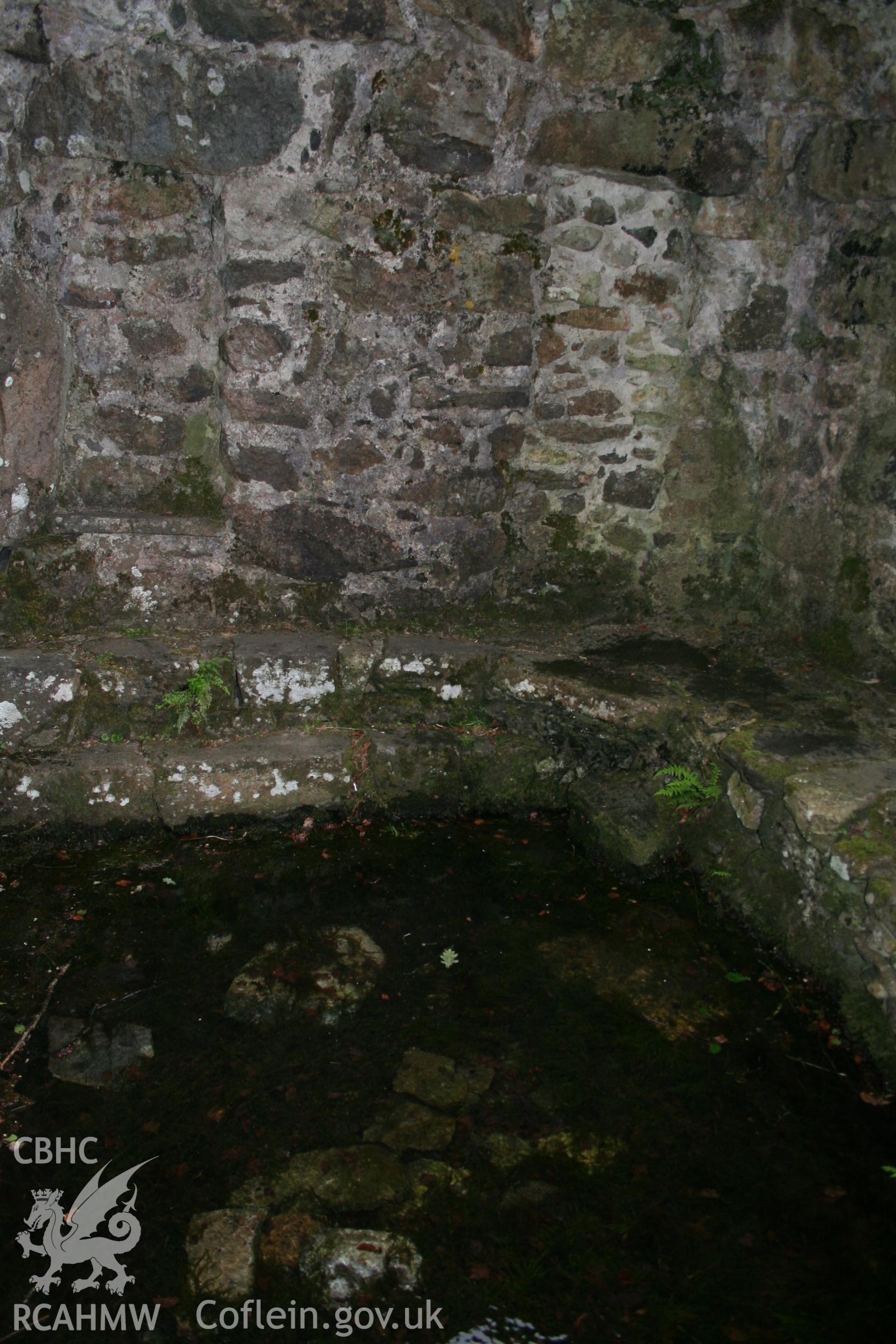 Interior of well chamber.