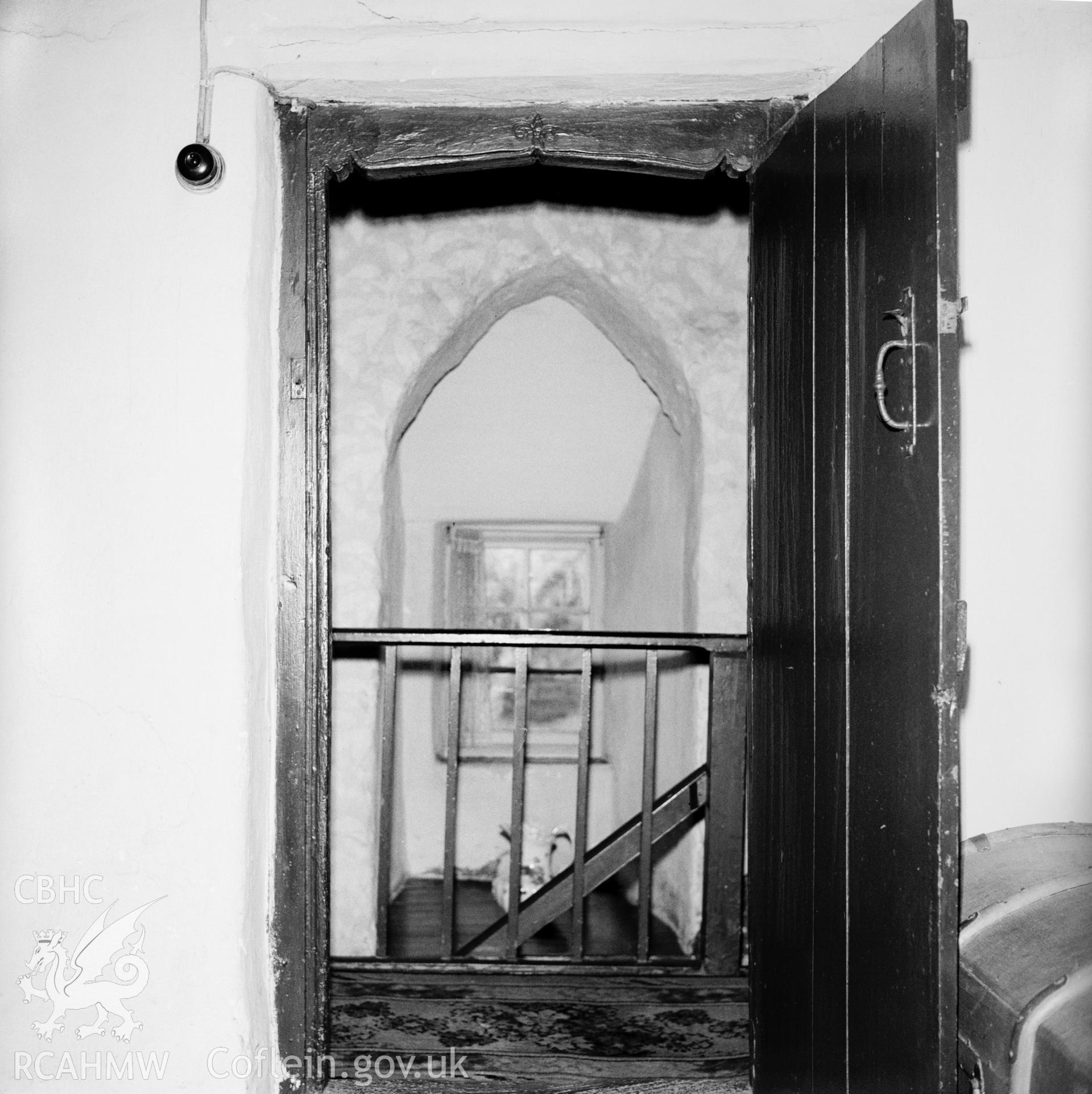 Interior view showing doorways