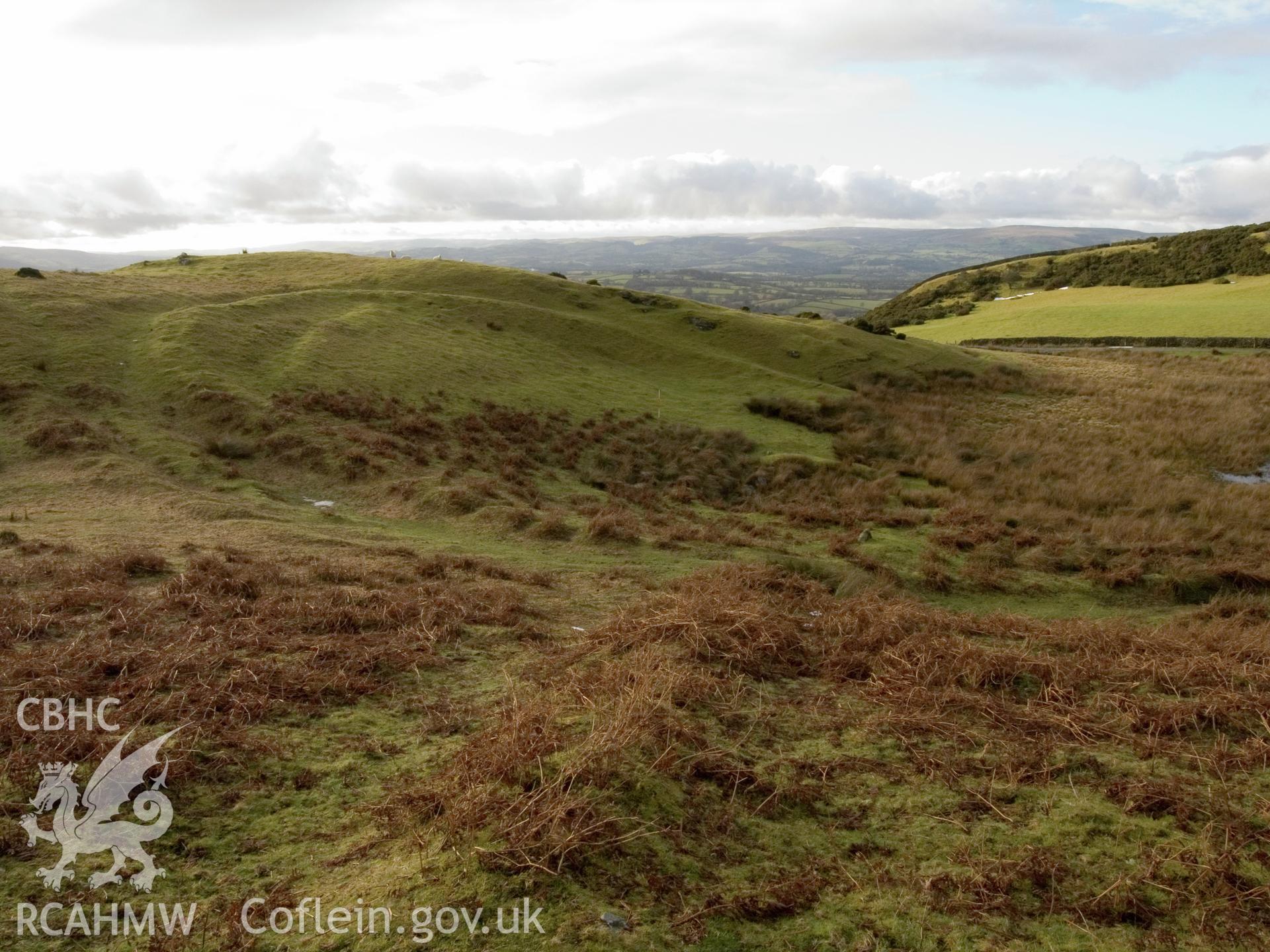 view looking SW of enclosure.