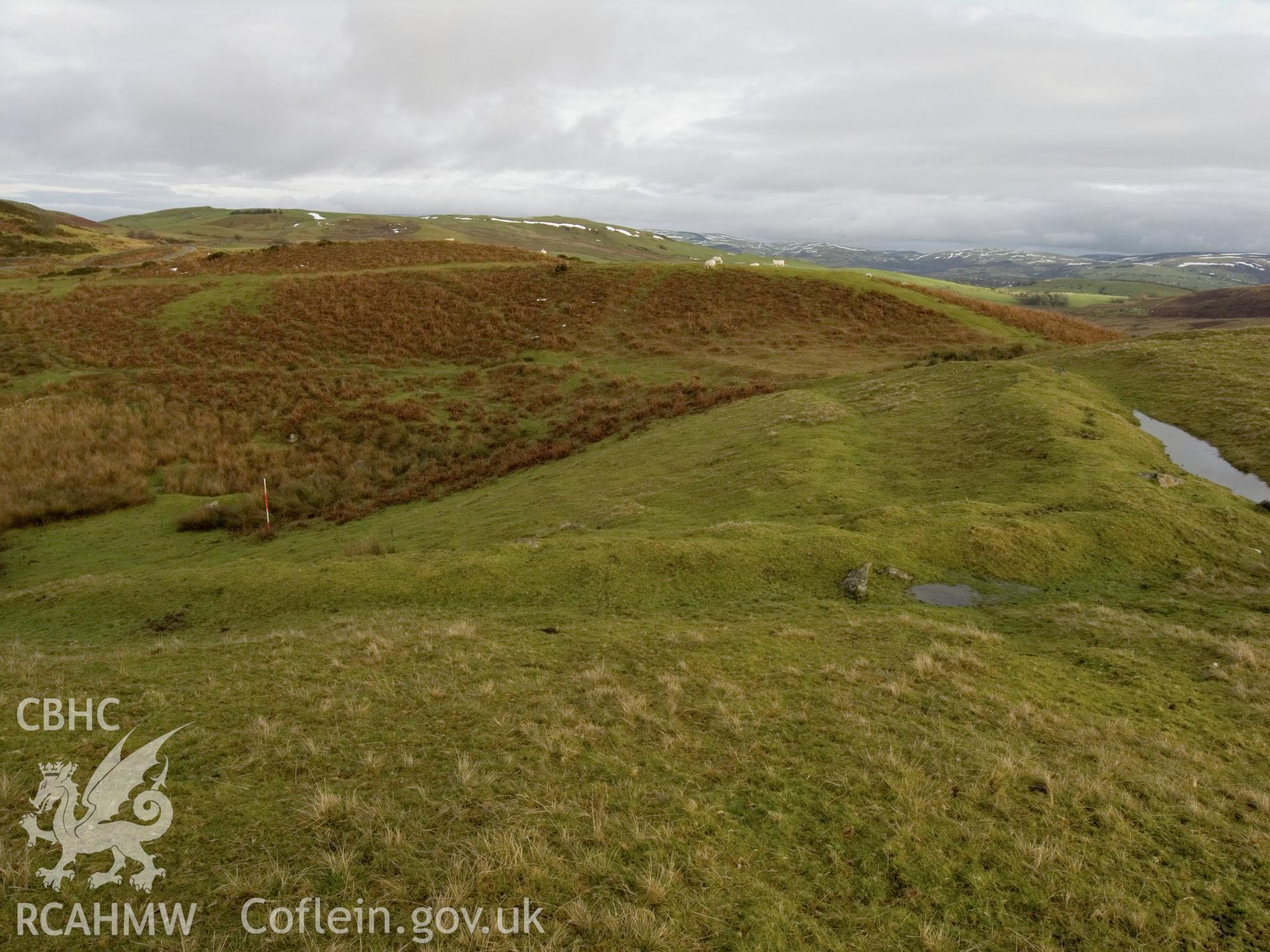 view looking E of enclosure.