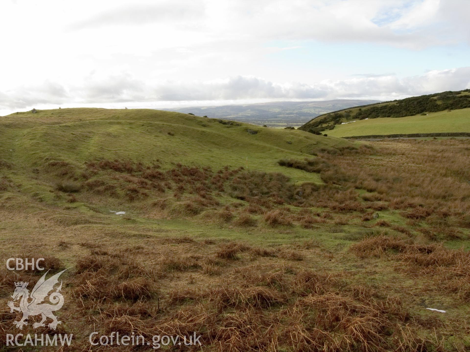 view looking SW of enclosure.