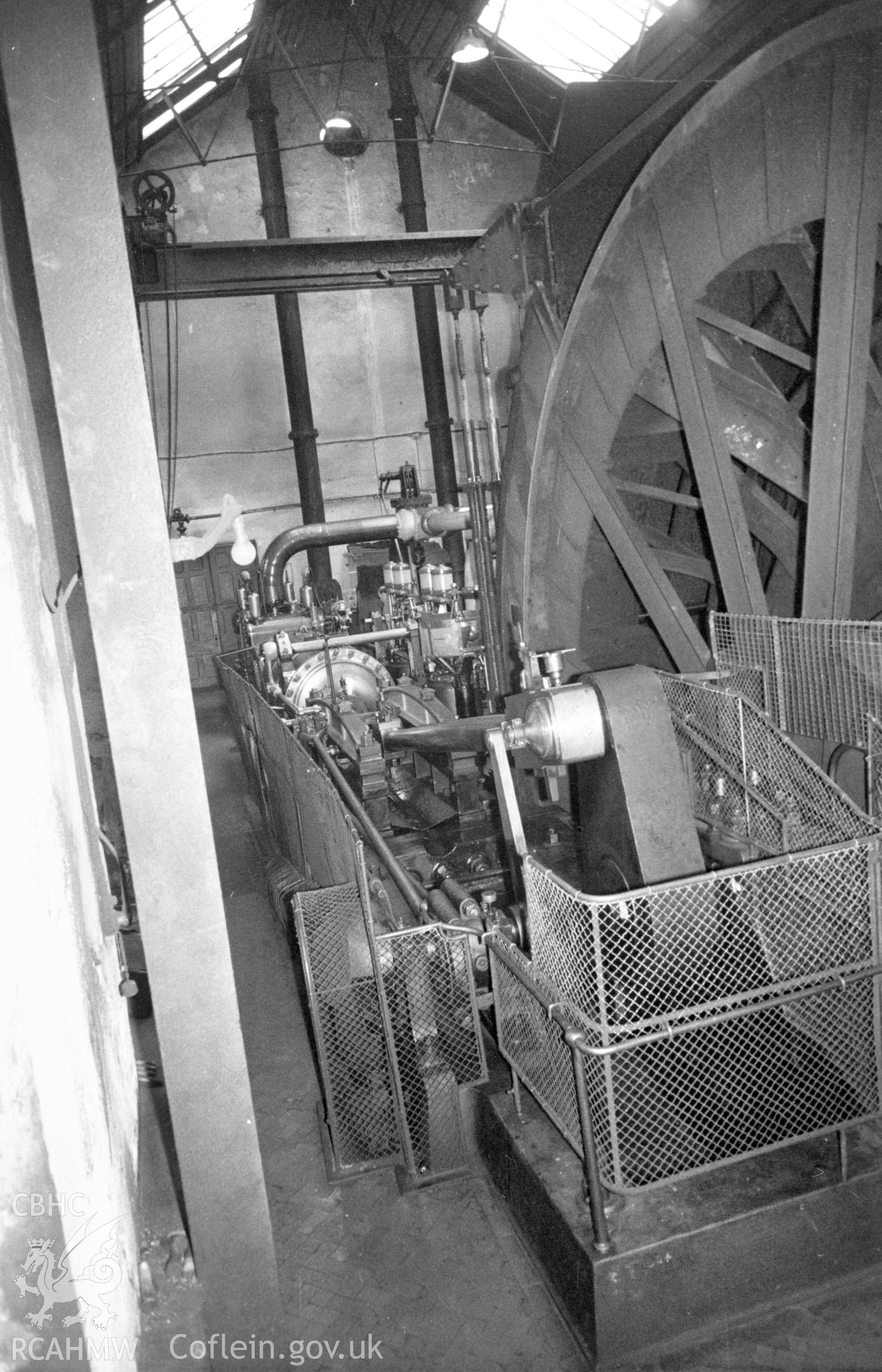 View of Thornwill and Wareham tandem compound winding engine, East Pit, Elliot Colliery