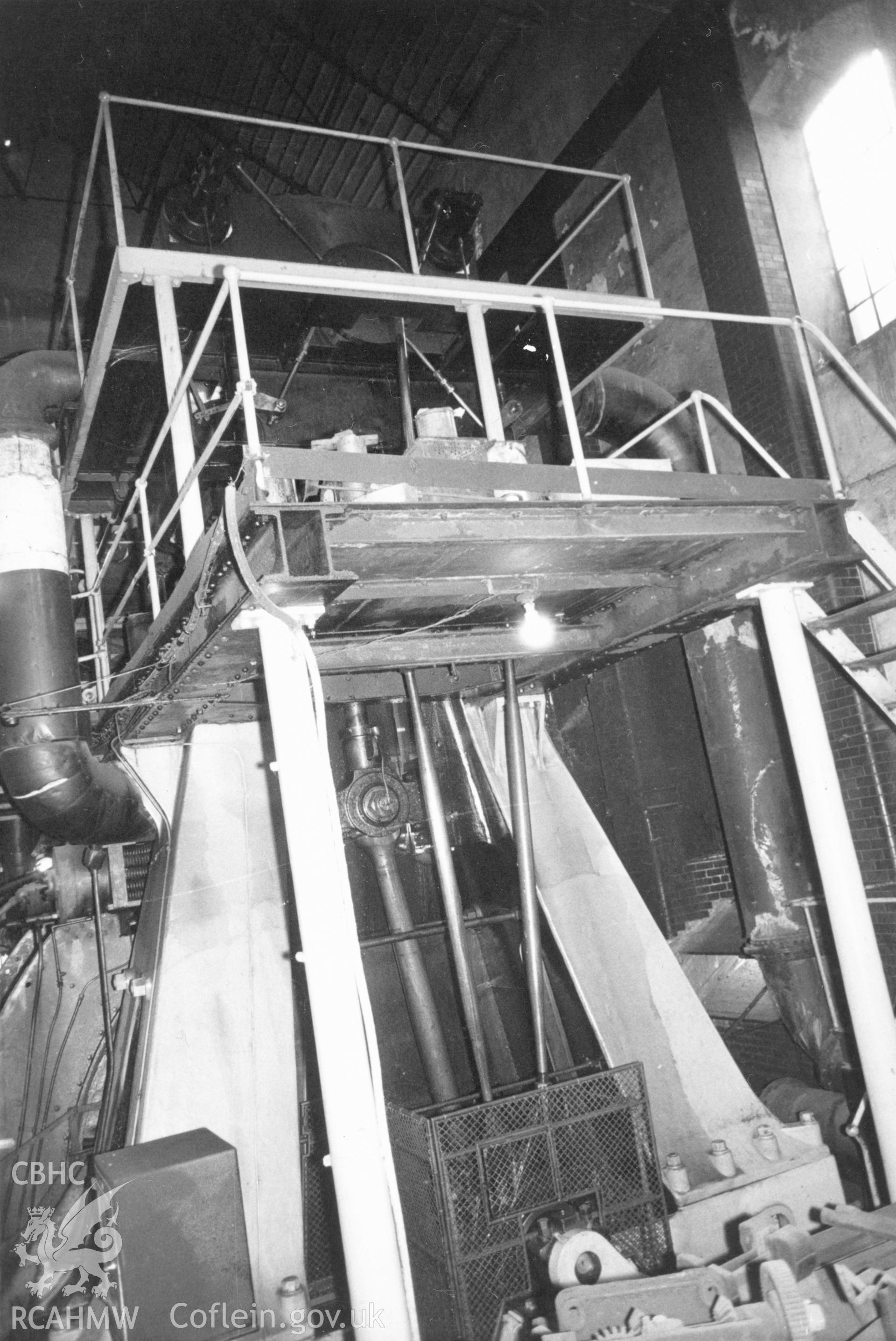 View of vertical single cross compound by Andrew Barclay, West Pit, Elliot Colliery .