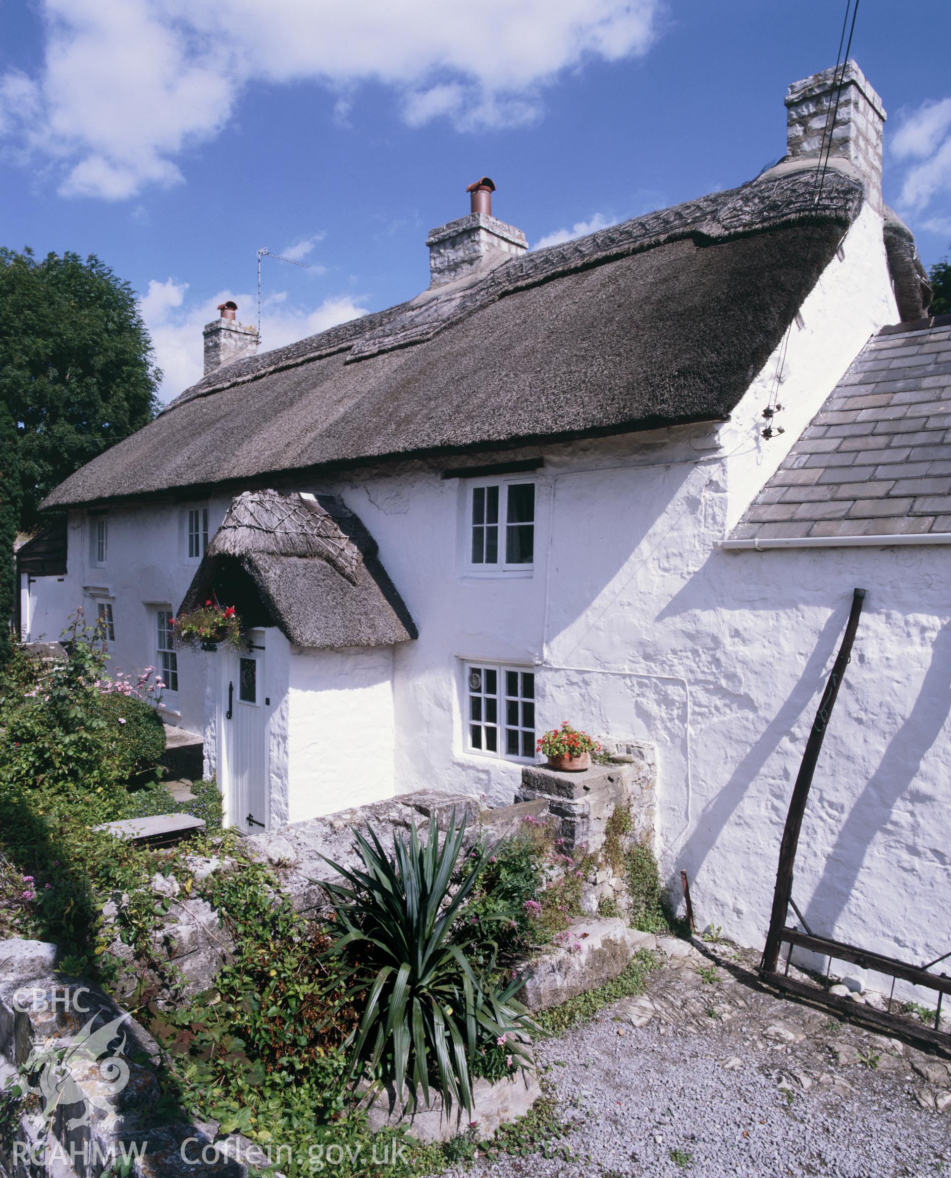 RCAHMW colour transparency of an exterior view of To-hesg, Llantwit Major.