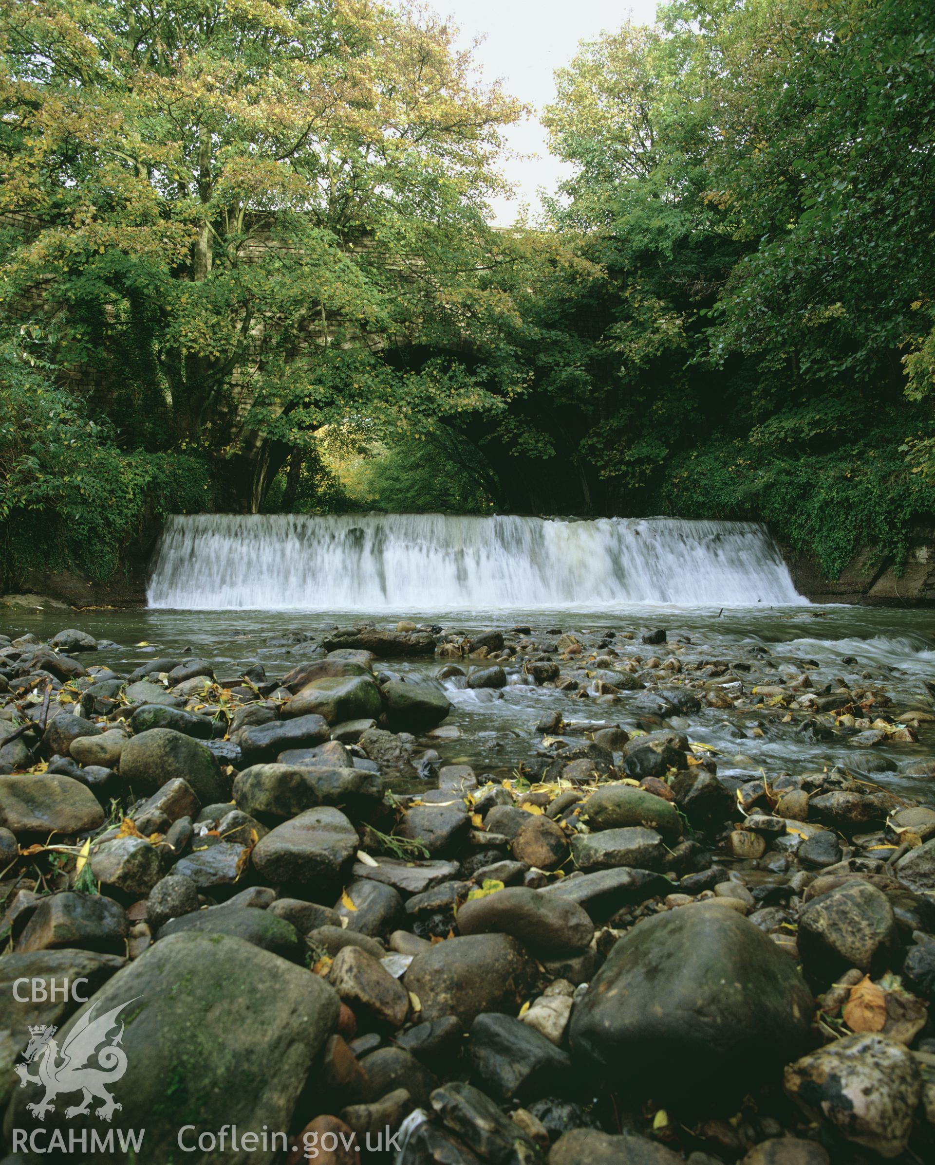 RCAHMW colour transparency showing Pontymoile Aqueduct